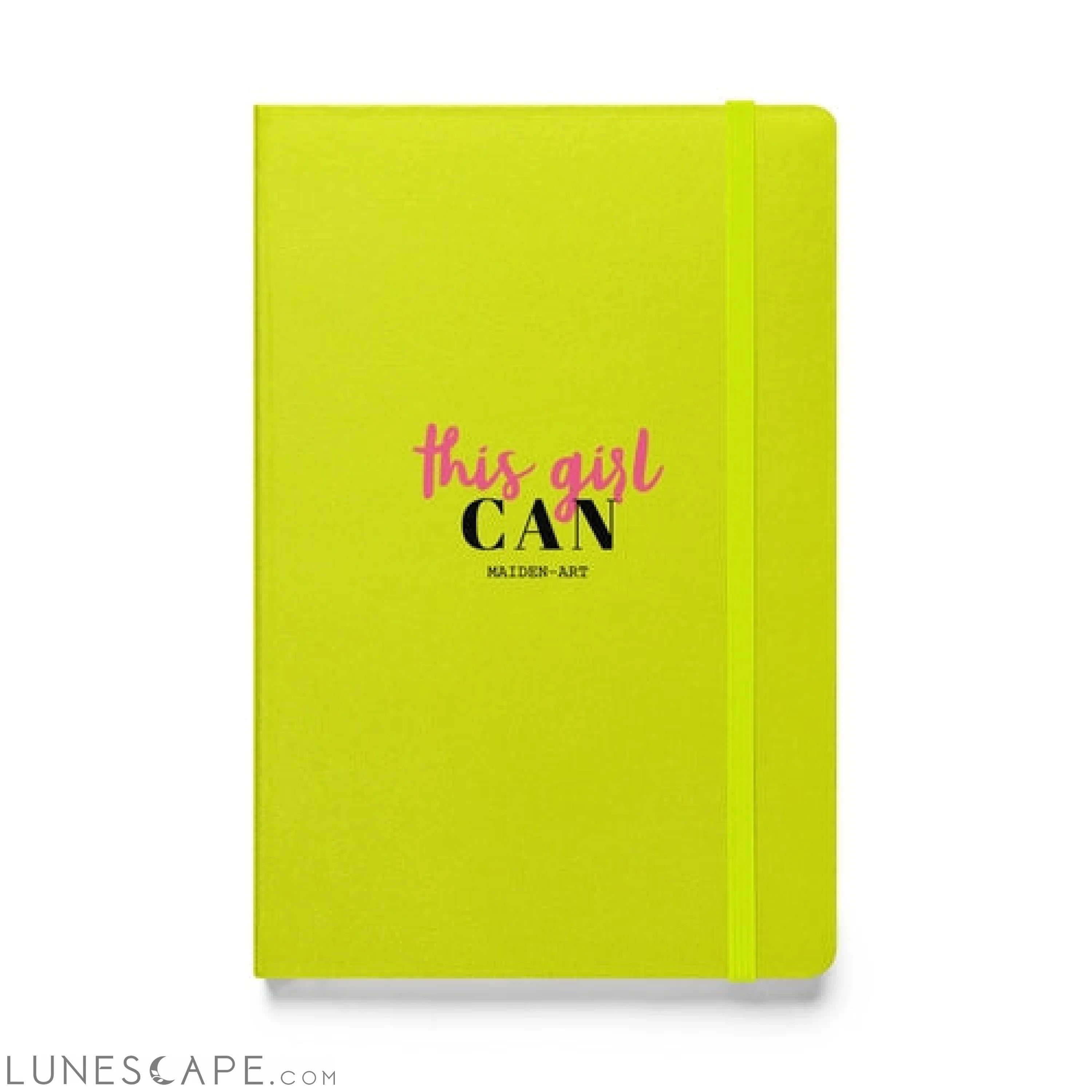 This Girl Can Hardcover bound notebook - JournalBook - stationery LUNESCAPE