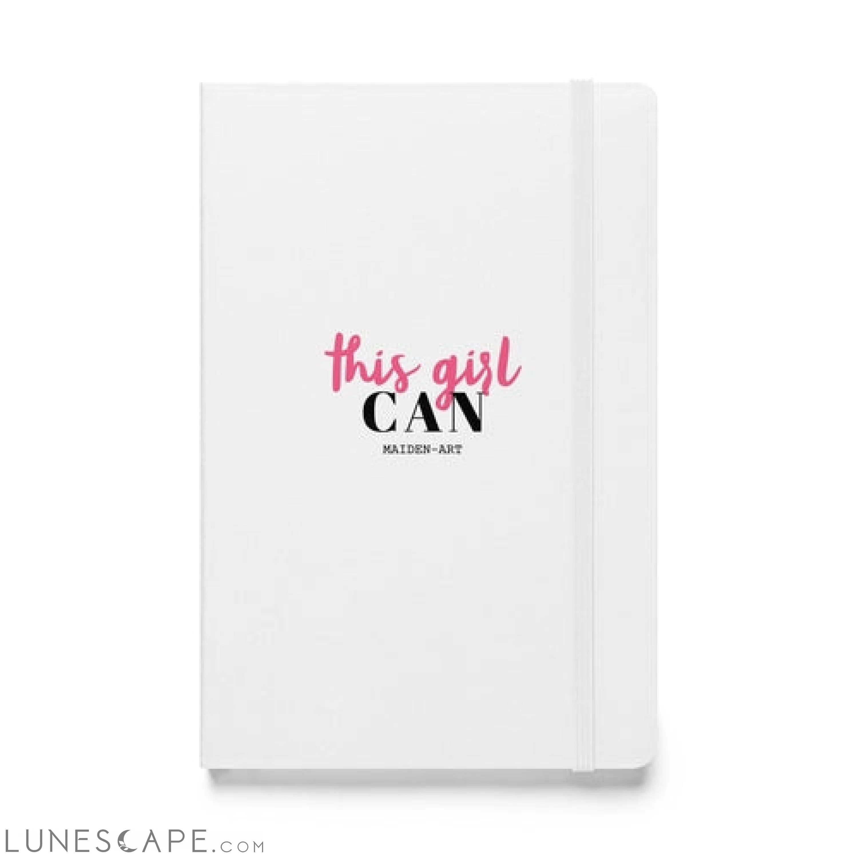 This Girl Can Hardcover bound notebook - JournalBook - stationery LUNESCAPE