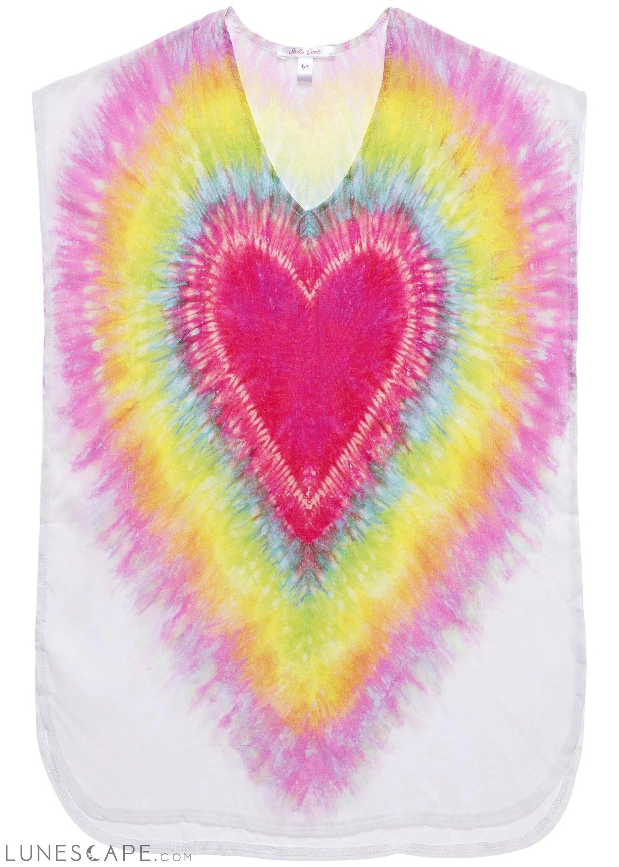 Tie Dye Heart Top LUNESCAPE