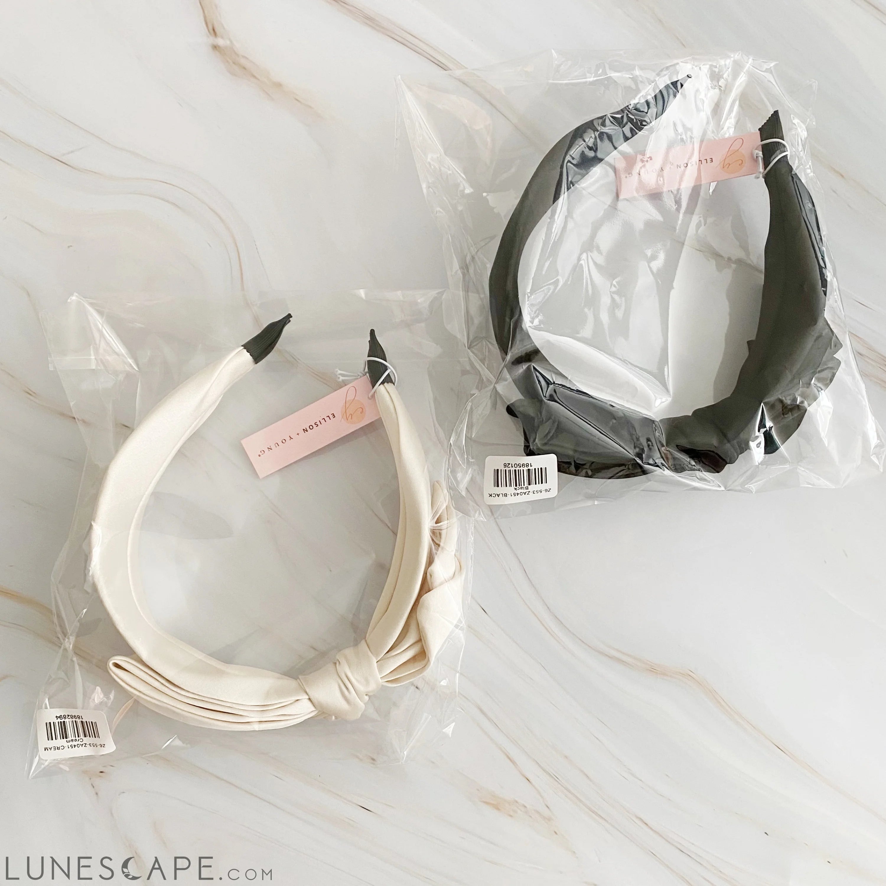 Tied Satin Side Bow Headband LUNESCAPE