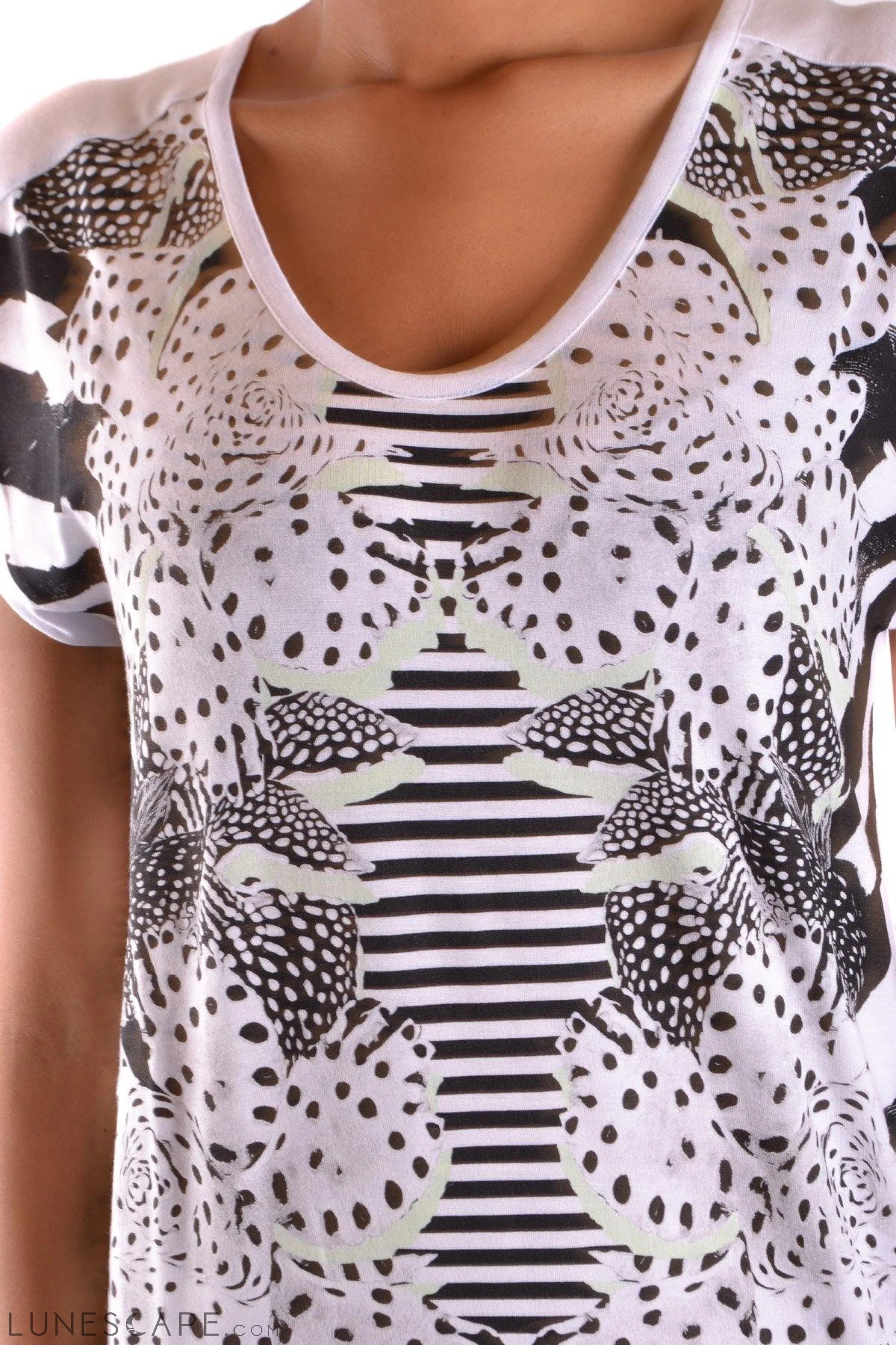 Tiger Print Graphic Tee - Just Cavalli LUNESCAPE