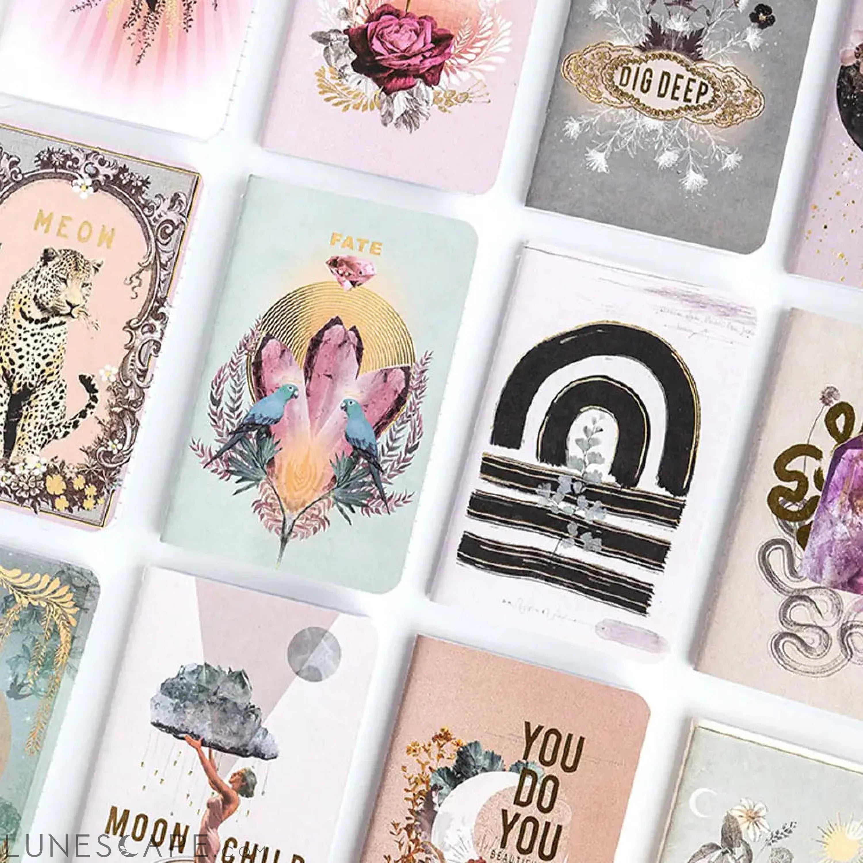 Tiger Roar Mini Book | Saddle-Stitched Pocket Notebook LUNESCAPE