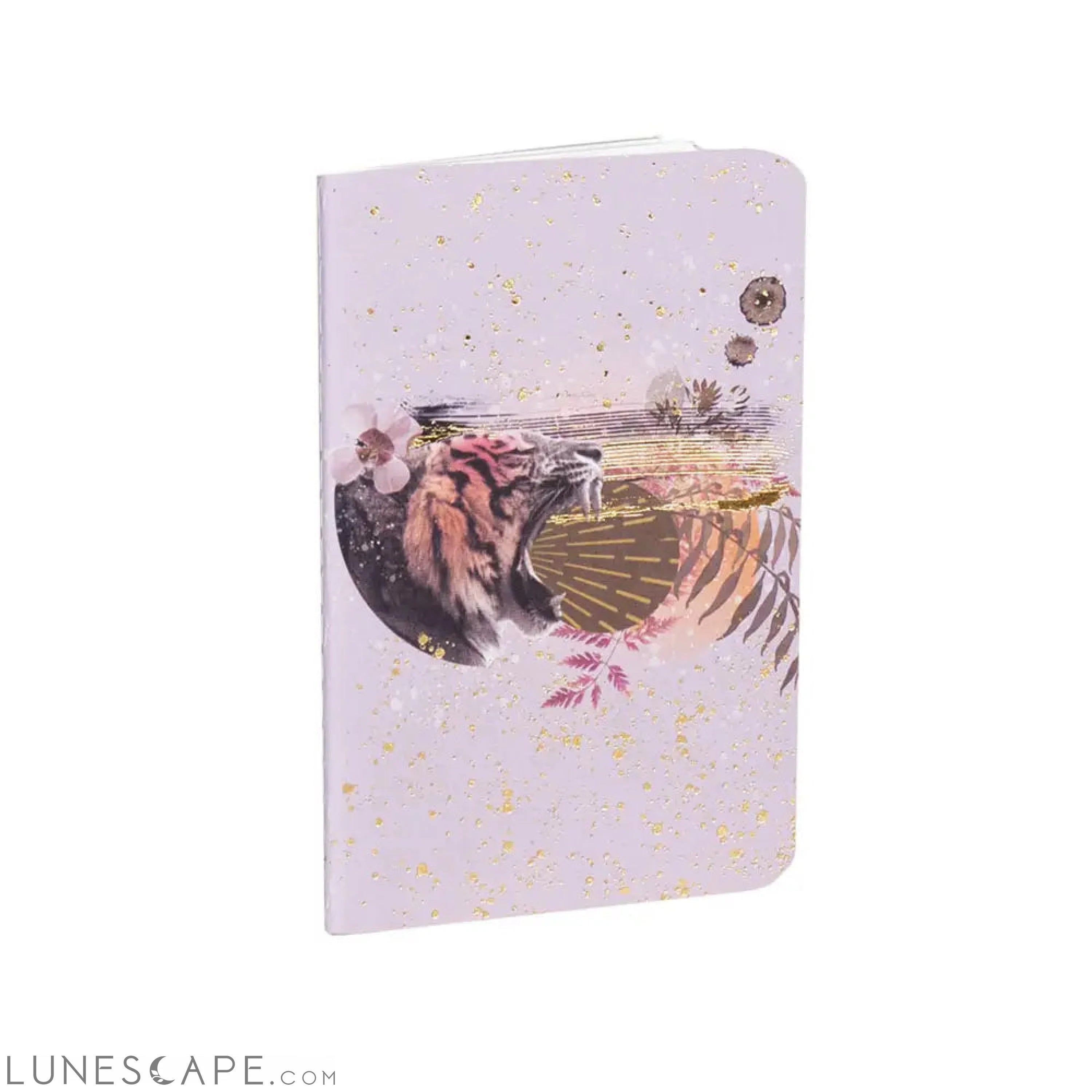 Tiger Roar Mini Book | Saddle-Stitched Pocket Notebook LUNESCAPE
