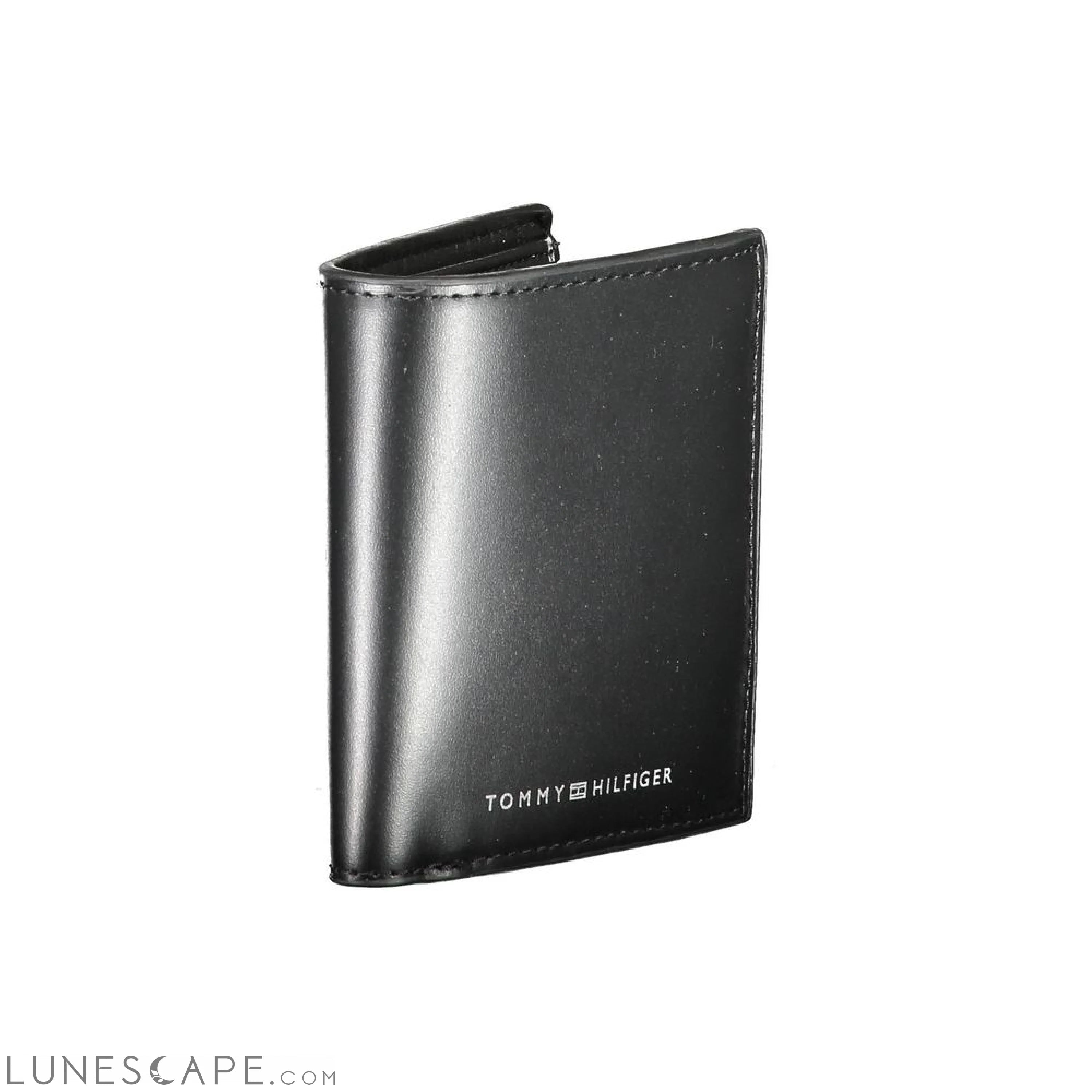 Tommy Hilfiger Black Leather Men Wallet LUNESCAPE