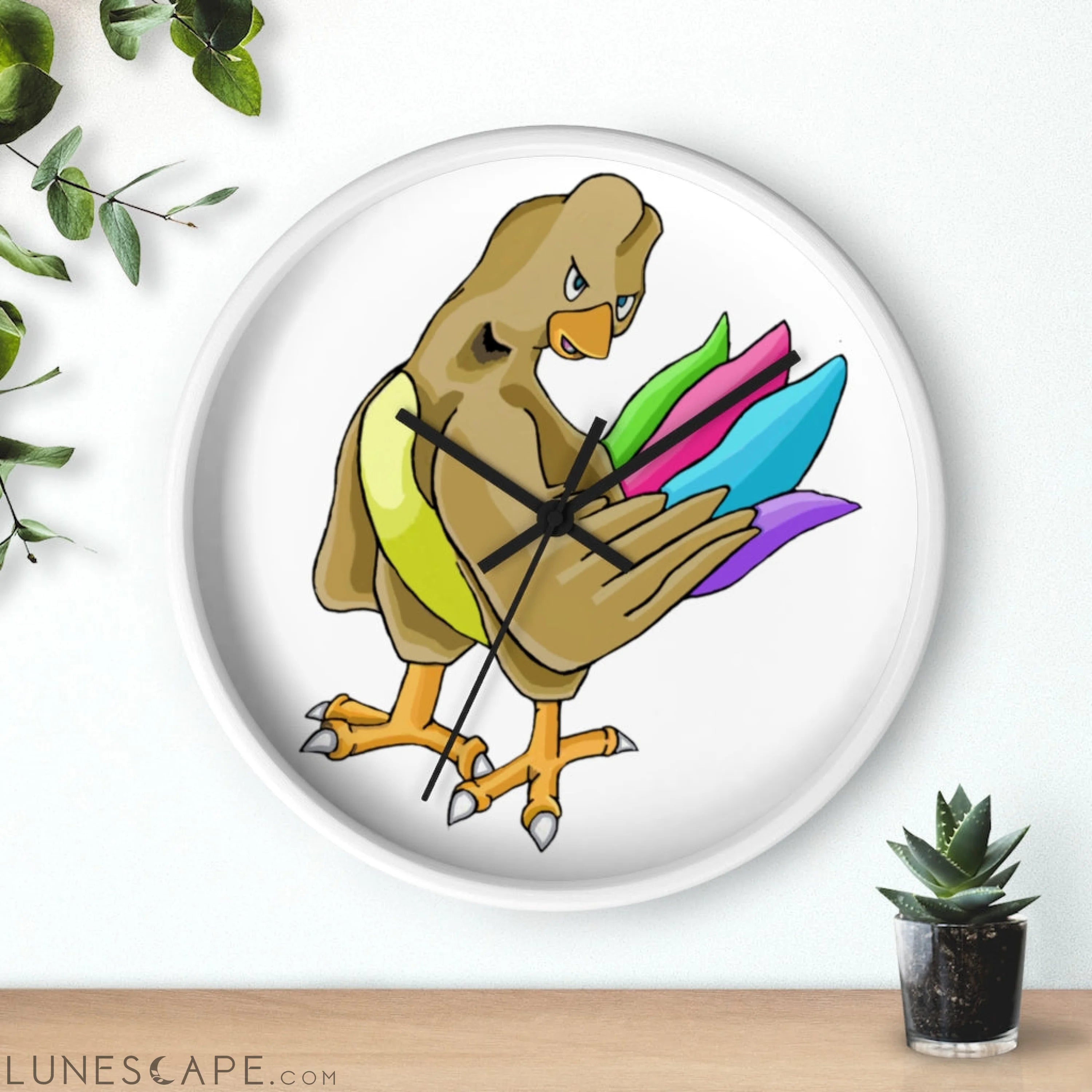 Toudan Wall clock LUNESCAPE