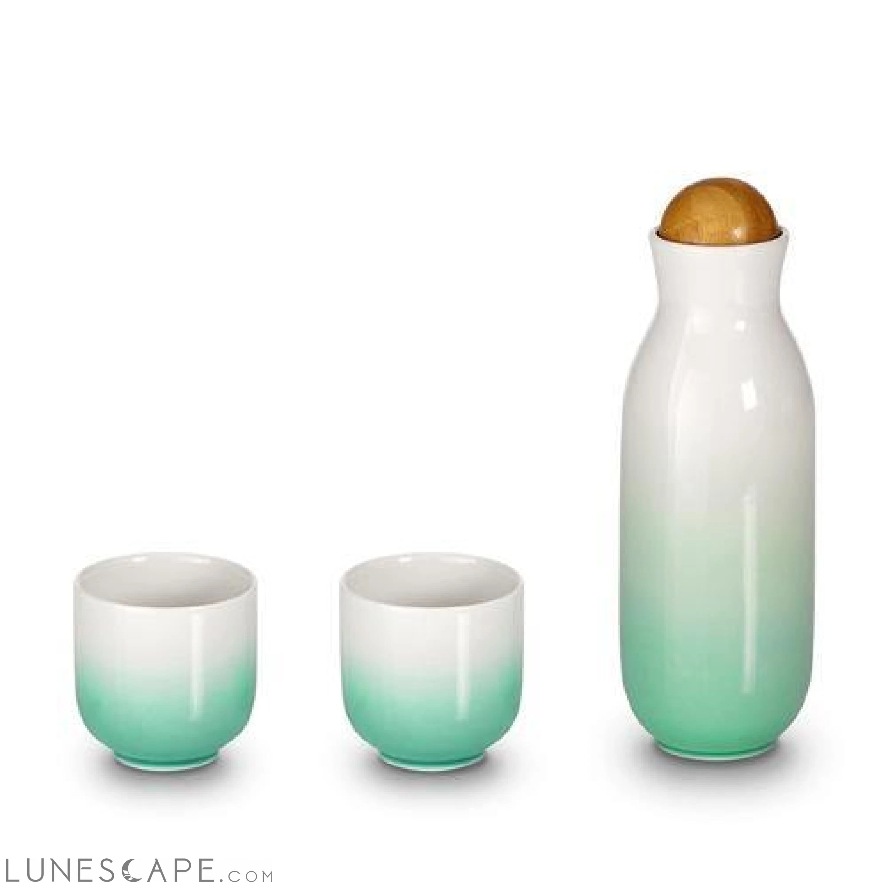 Tourmaline Charged 3-Piece Tea Infusion Set - Sky Blue LUNESCAPE