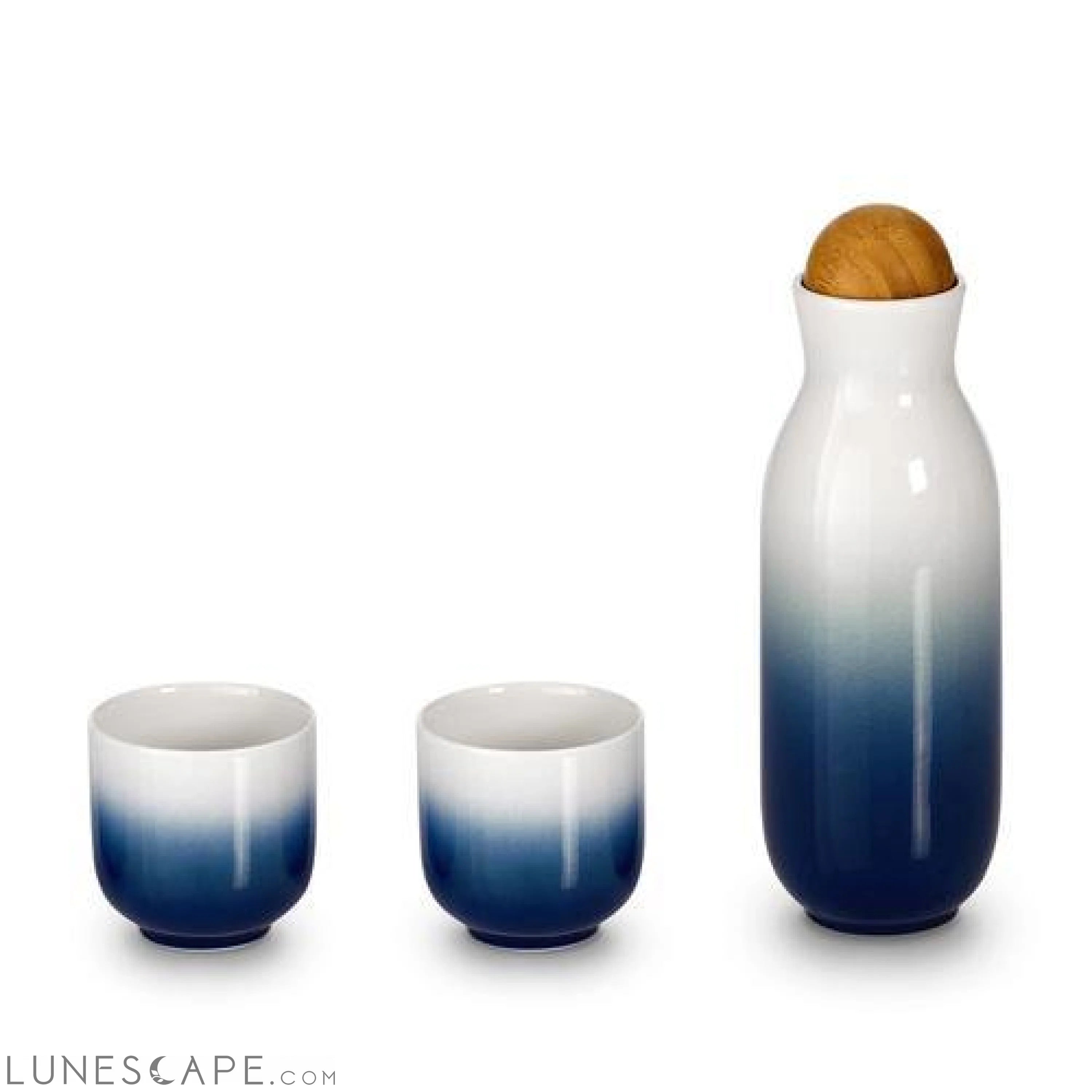 Tourmaline Charged 3-Piece Tea Infusion Set - Sky Blue LUNESCAPE