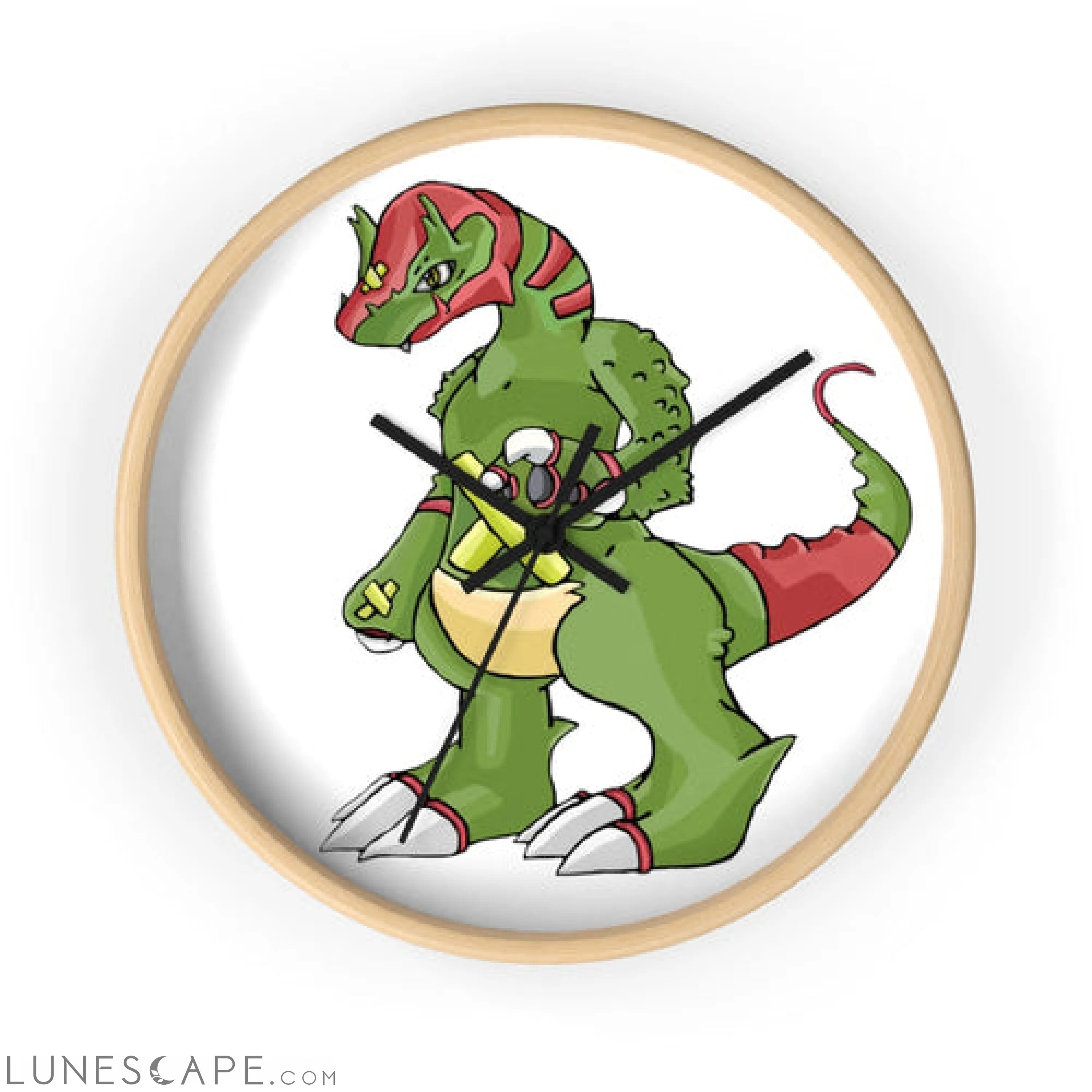 Toxicaan Wall clock LUNESCAPE
