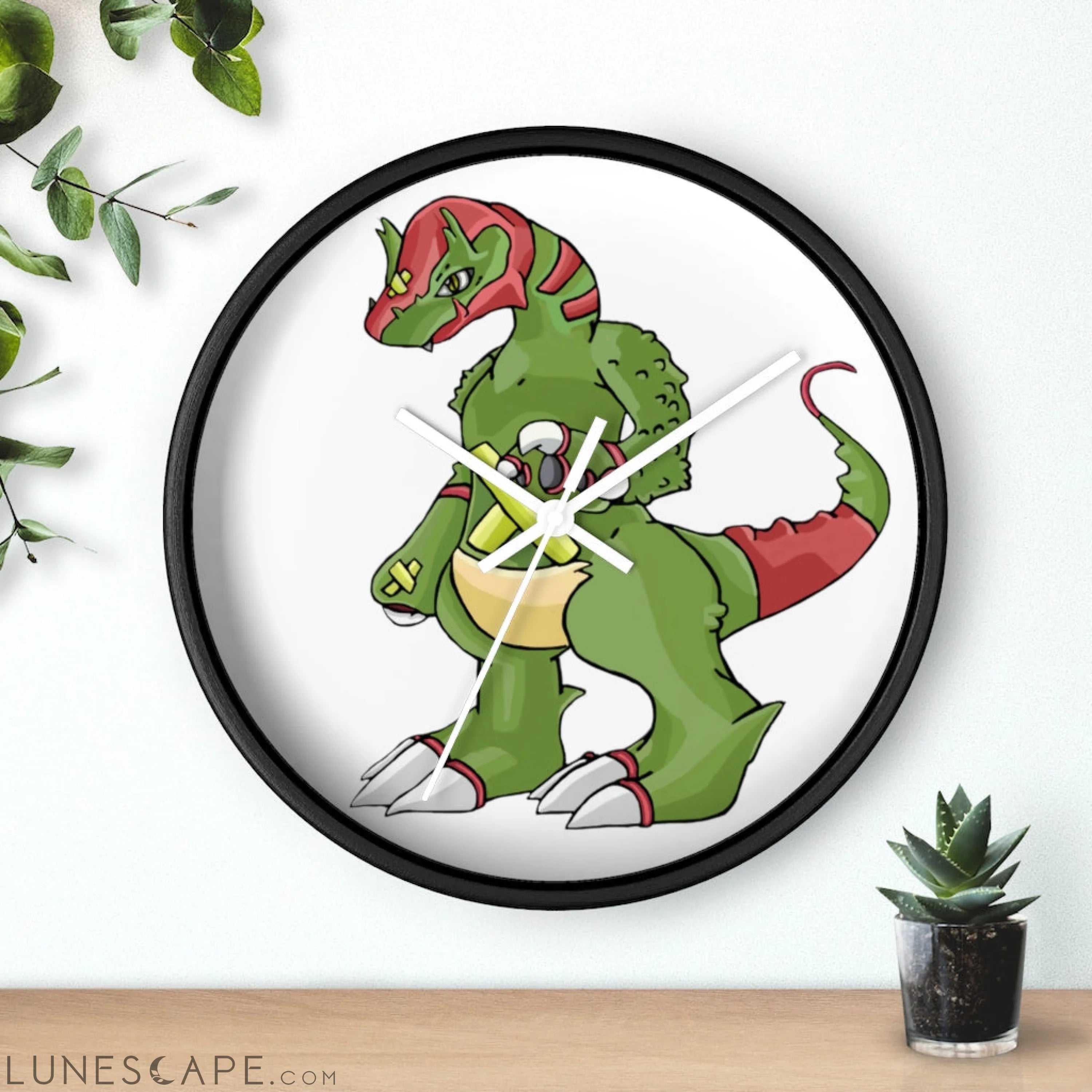 Toxicaan Wall clock LUNESCAPE