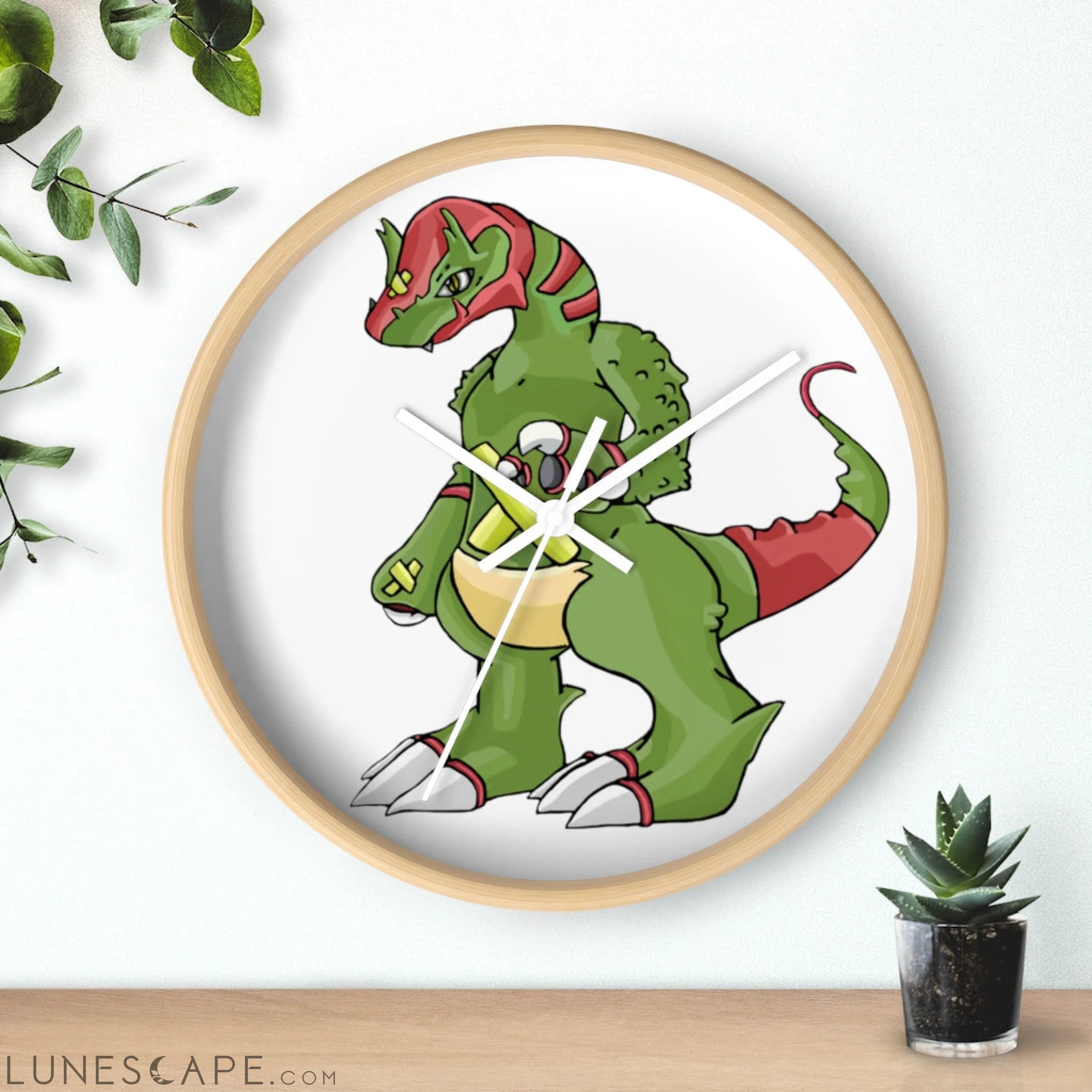 Toxicaan Wall clock LUNESCAPE