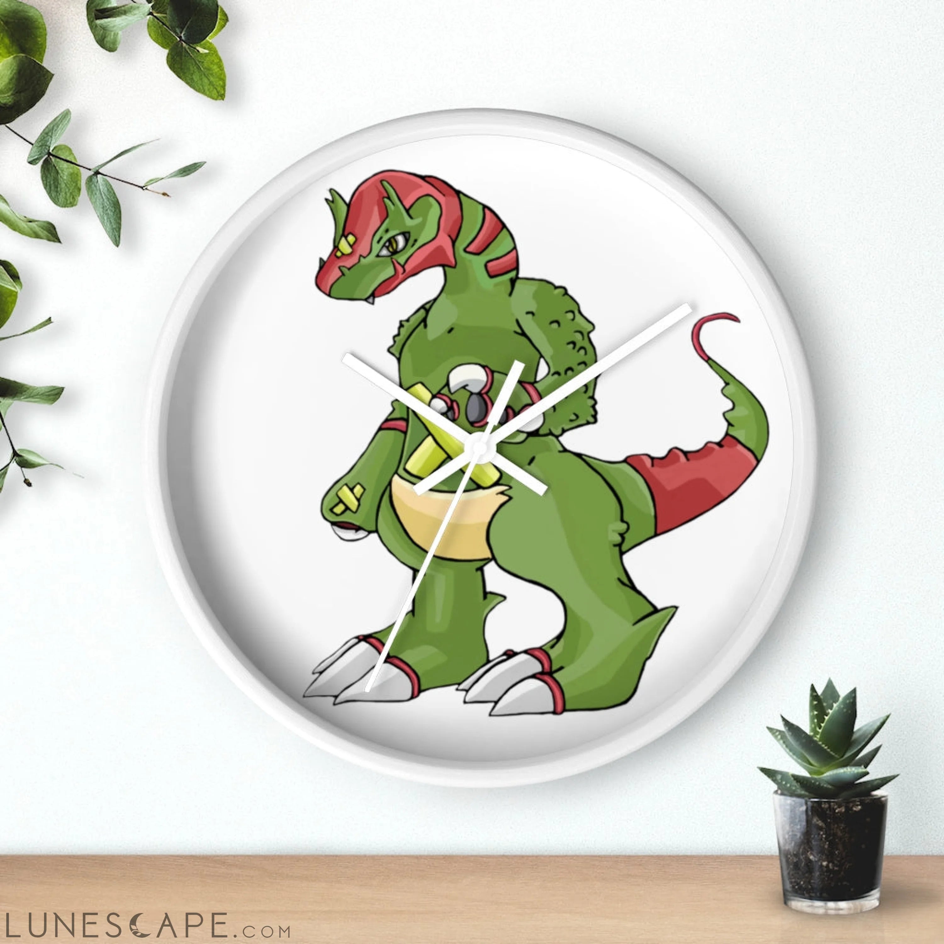 Toxicaan Wall clock LUNESCAPE