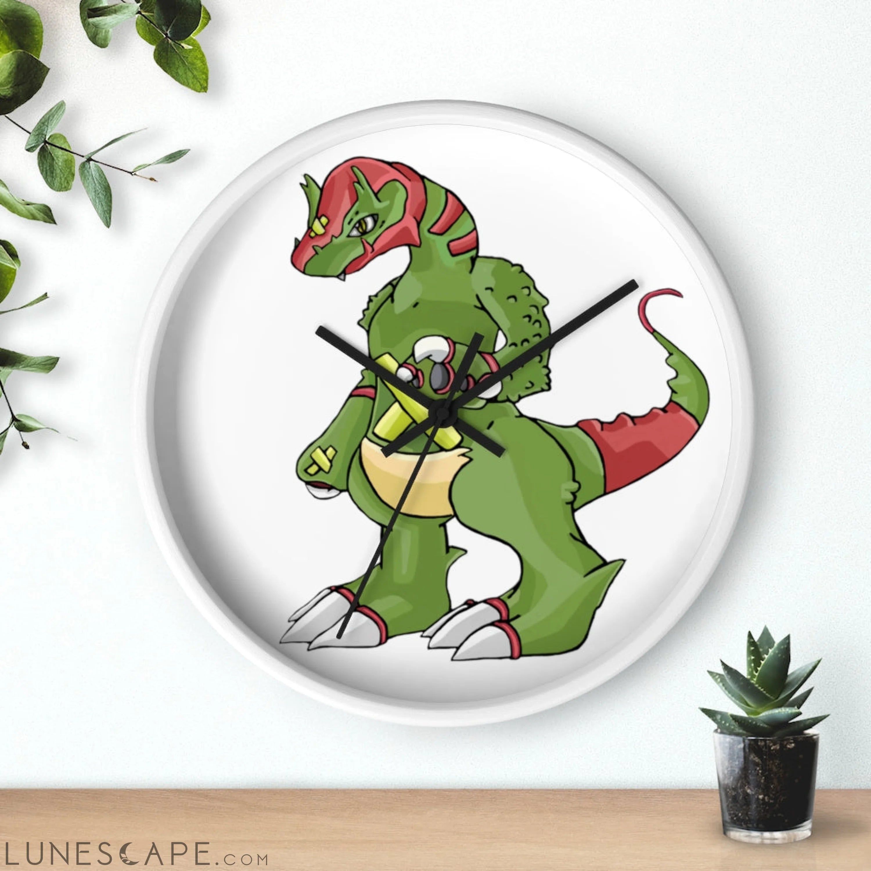 Toxicaan Wall clock LUNESCAPE