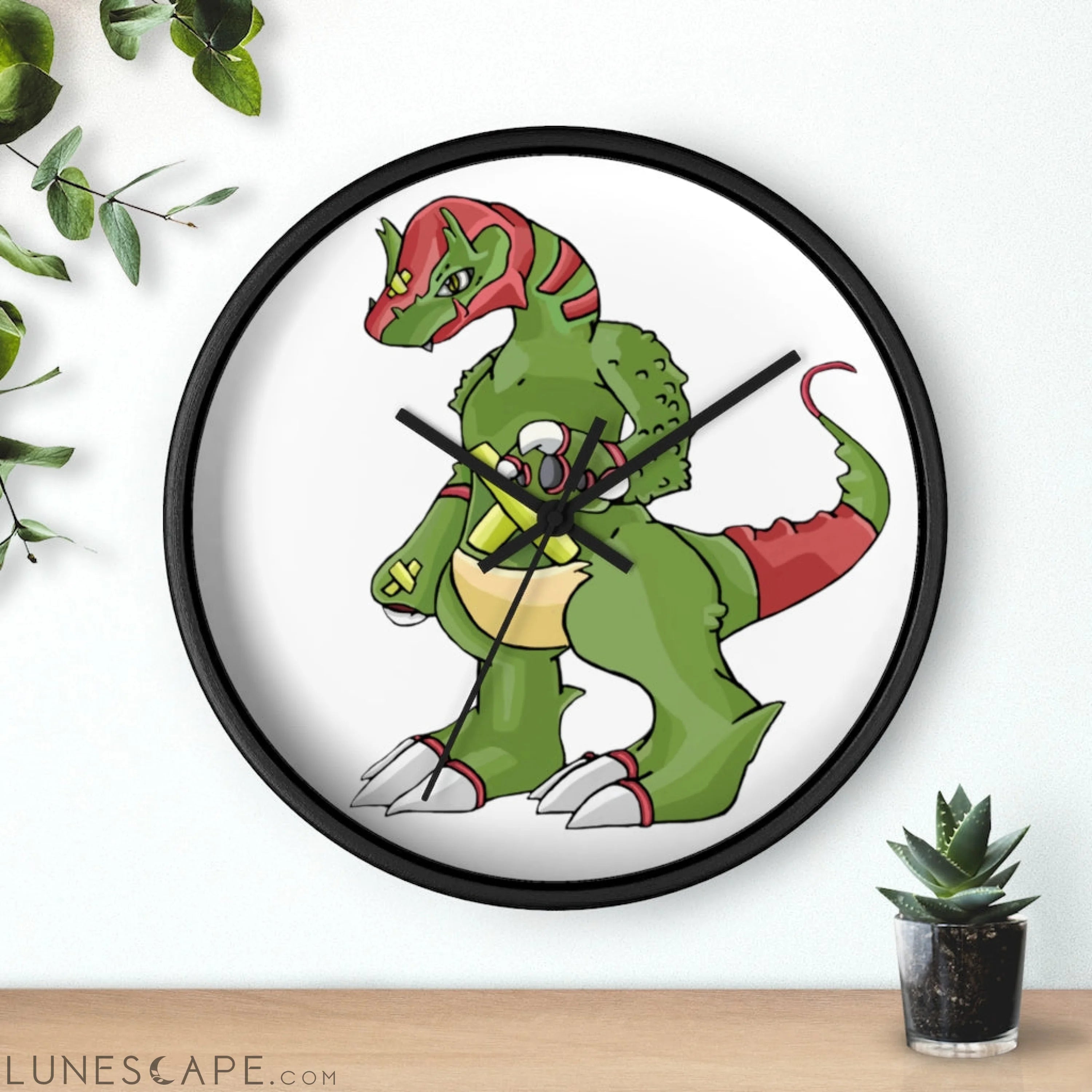 Toxicaan Wall clock LUNESCAPE