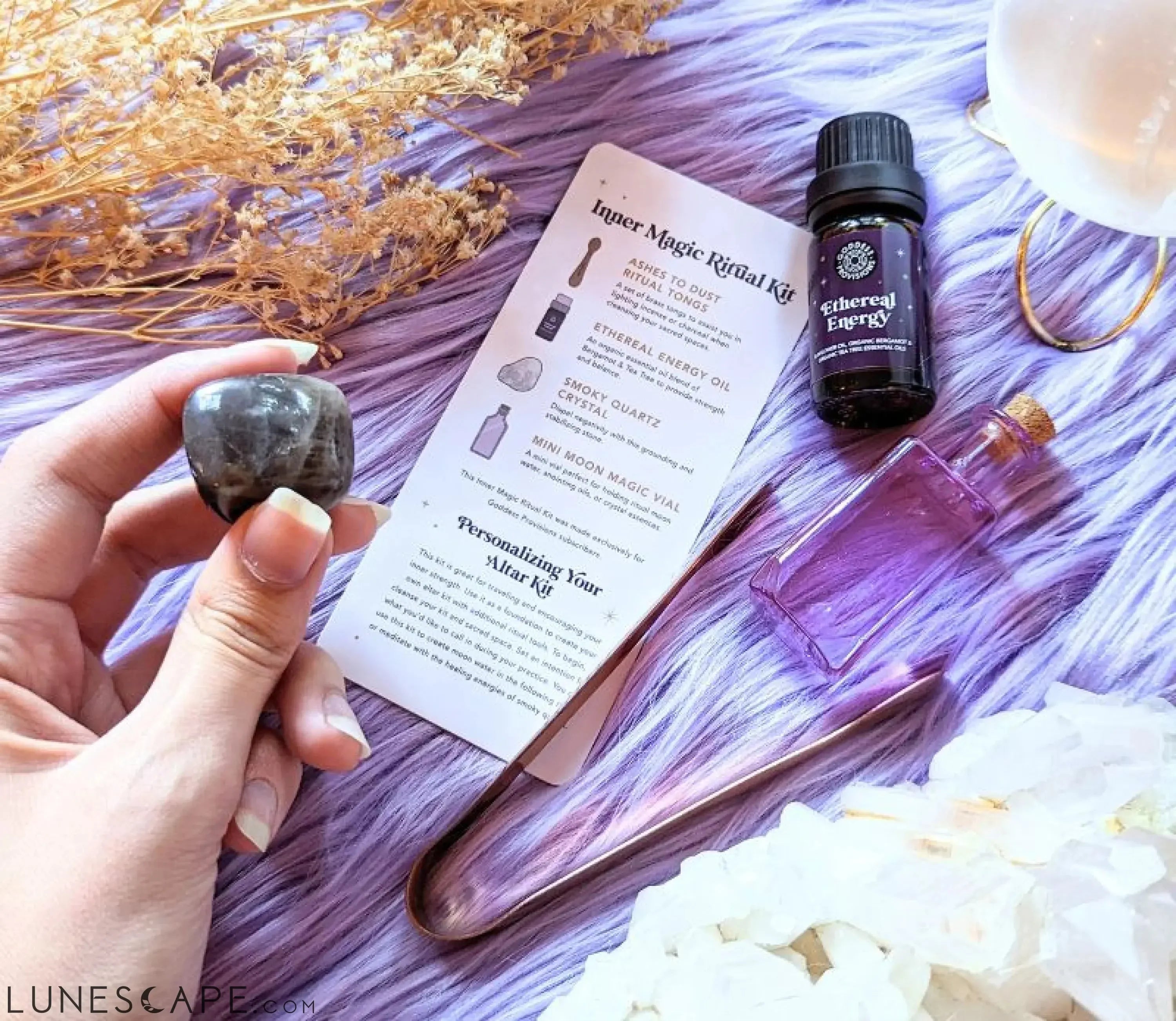 Travel Essential Oils Ritual Kit LUNESCAPE