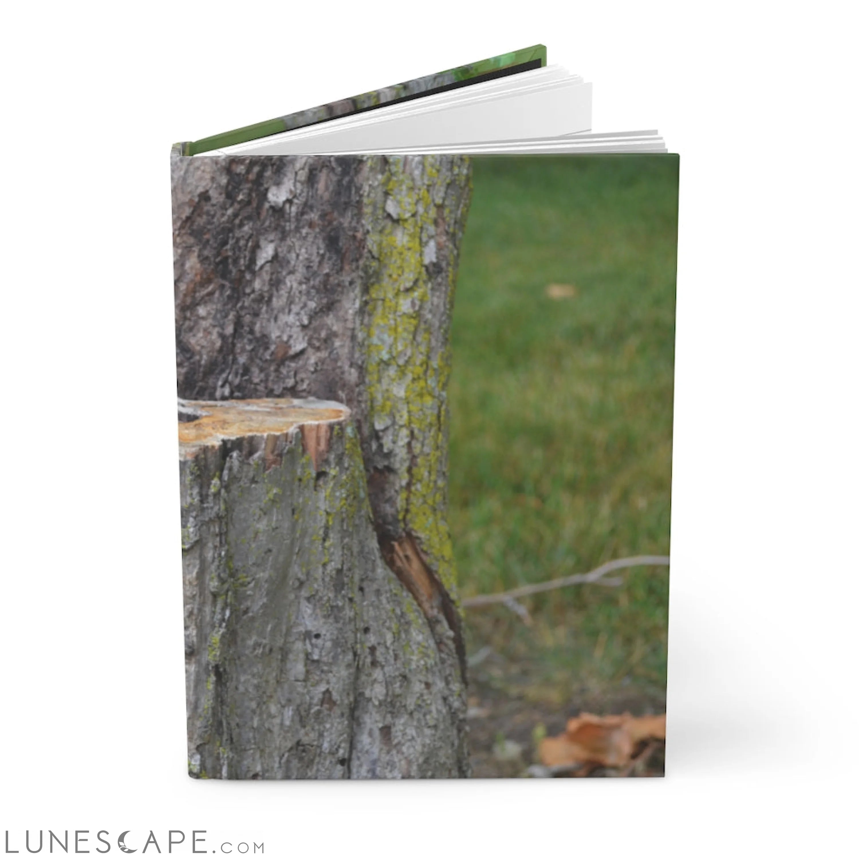 Tree Stump Hardcover Journal Matte LUNESCAPE