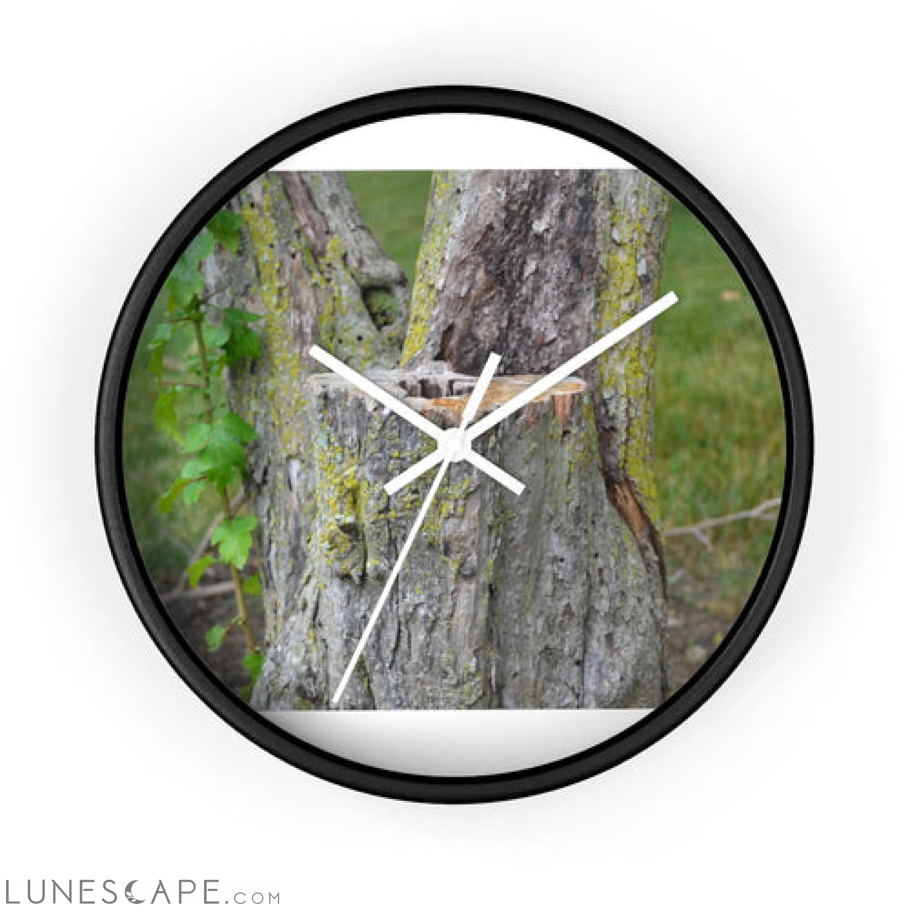 Tree Stump Wall clock LUNESCAPE