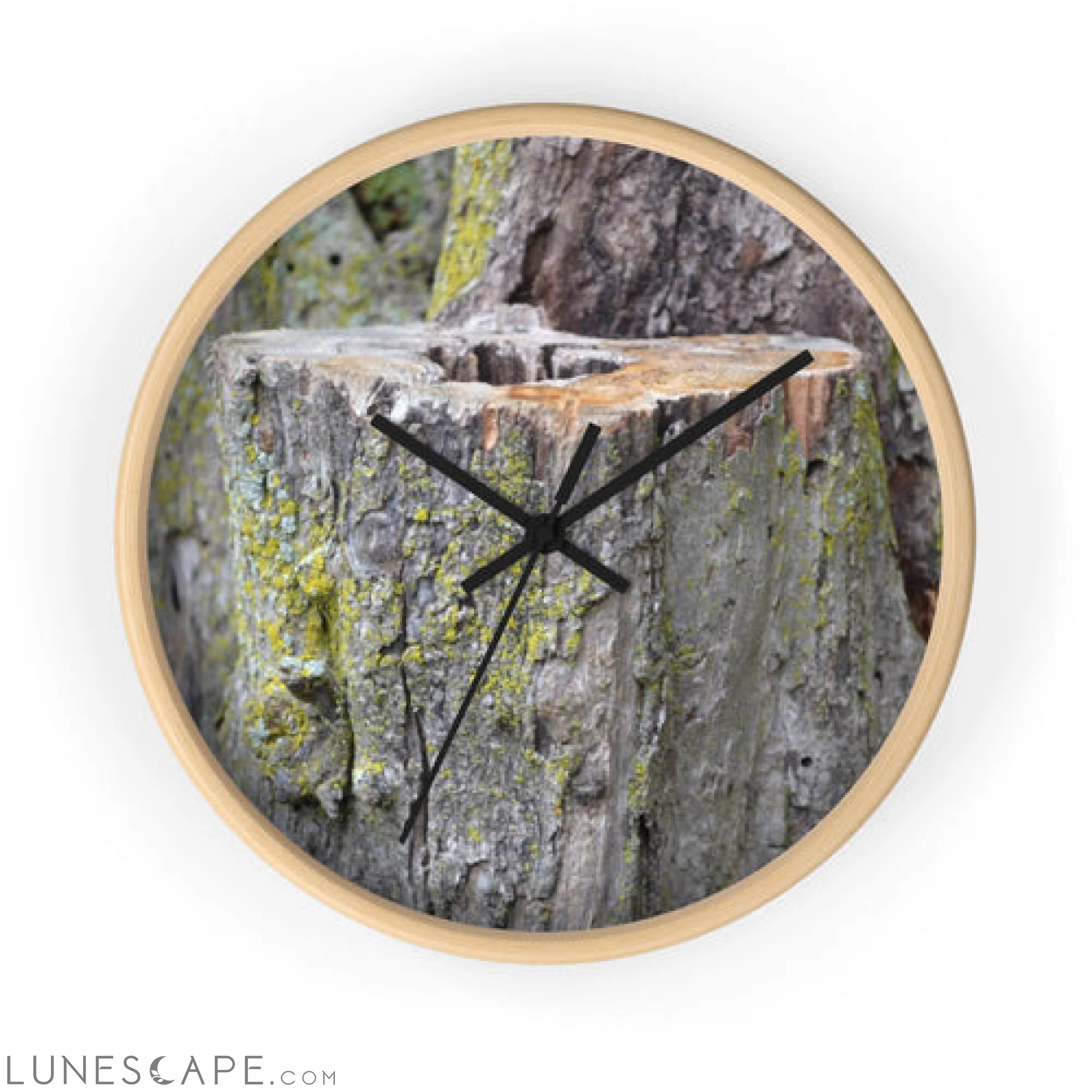 Tree Stump Wall clock LUNESCAPE
