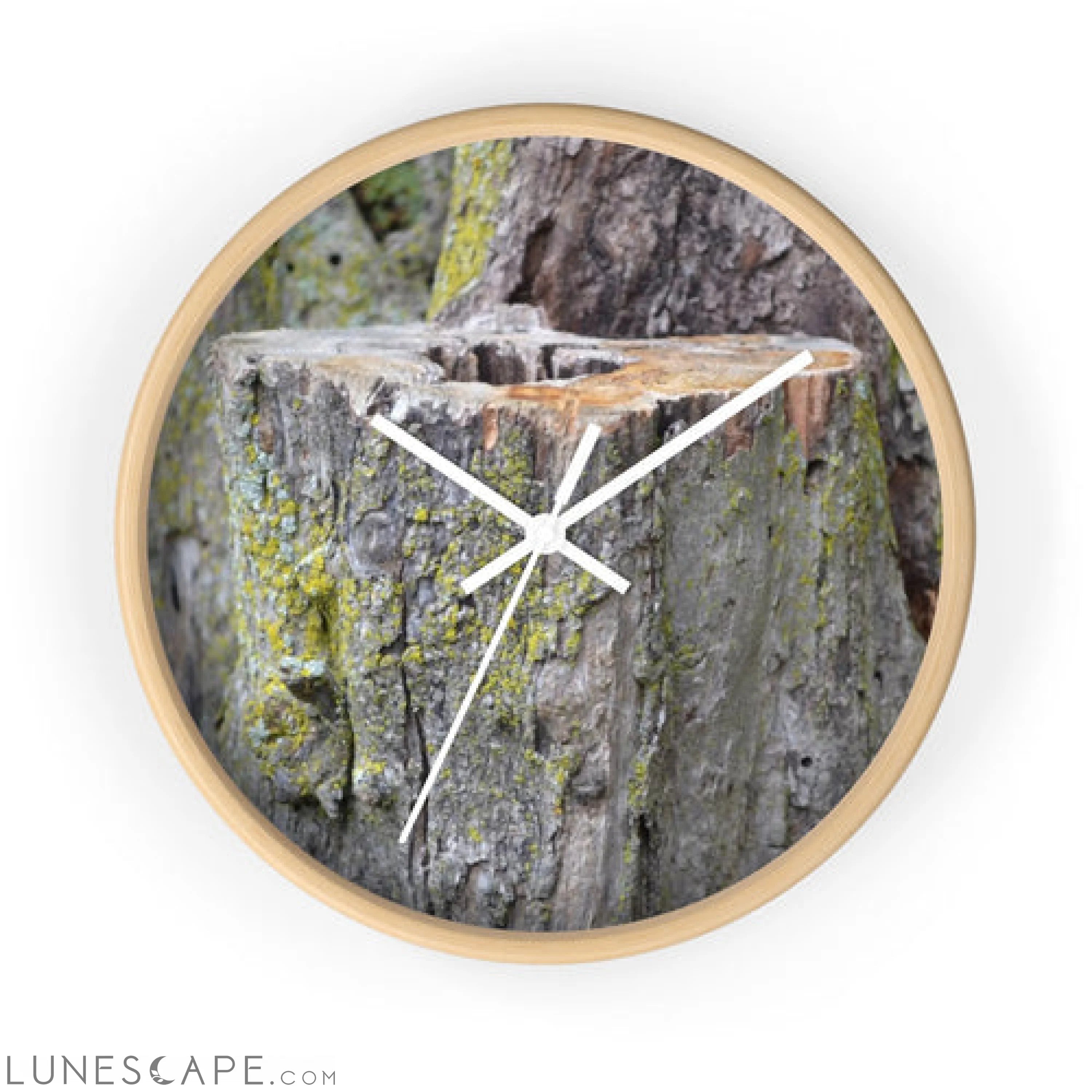 Tree Stump Wall clock LUNESCAPE