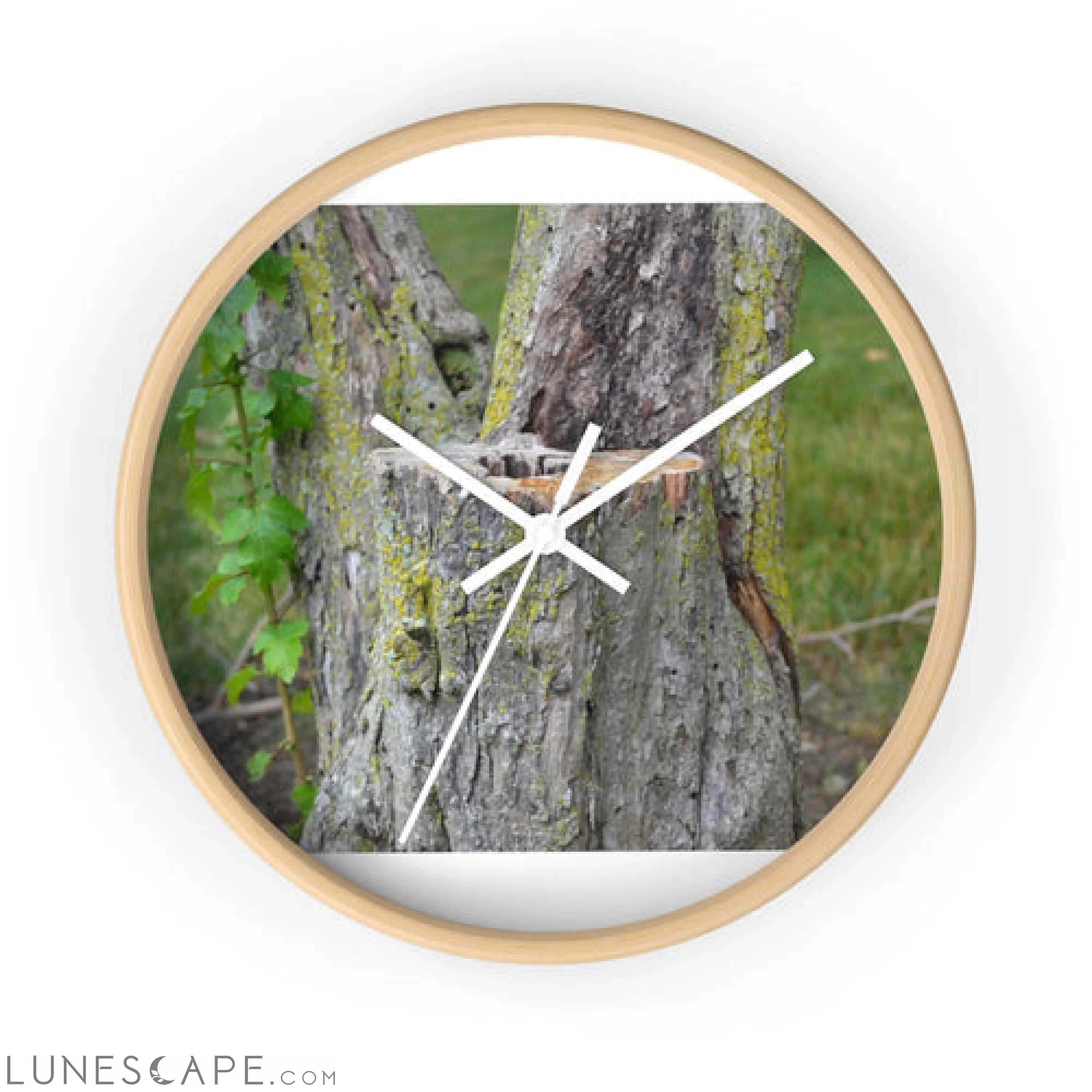 Tree Stump Wall clock LUNESCAPE