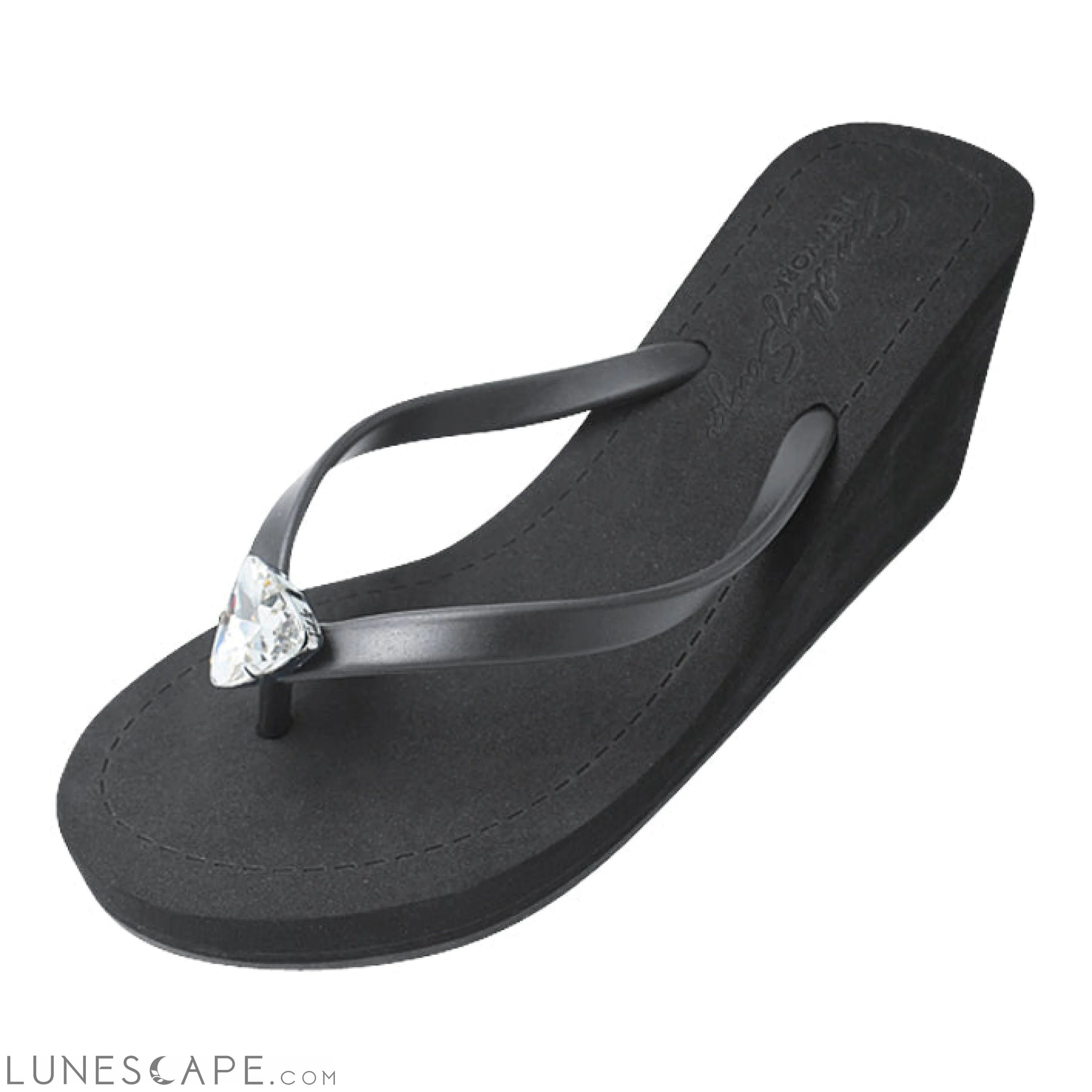 Triangle Studs-Women's High Wedge LUNESCAPE