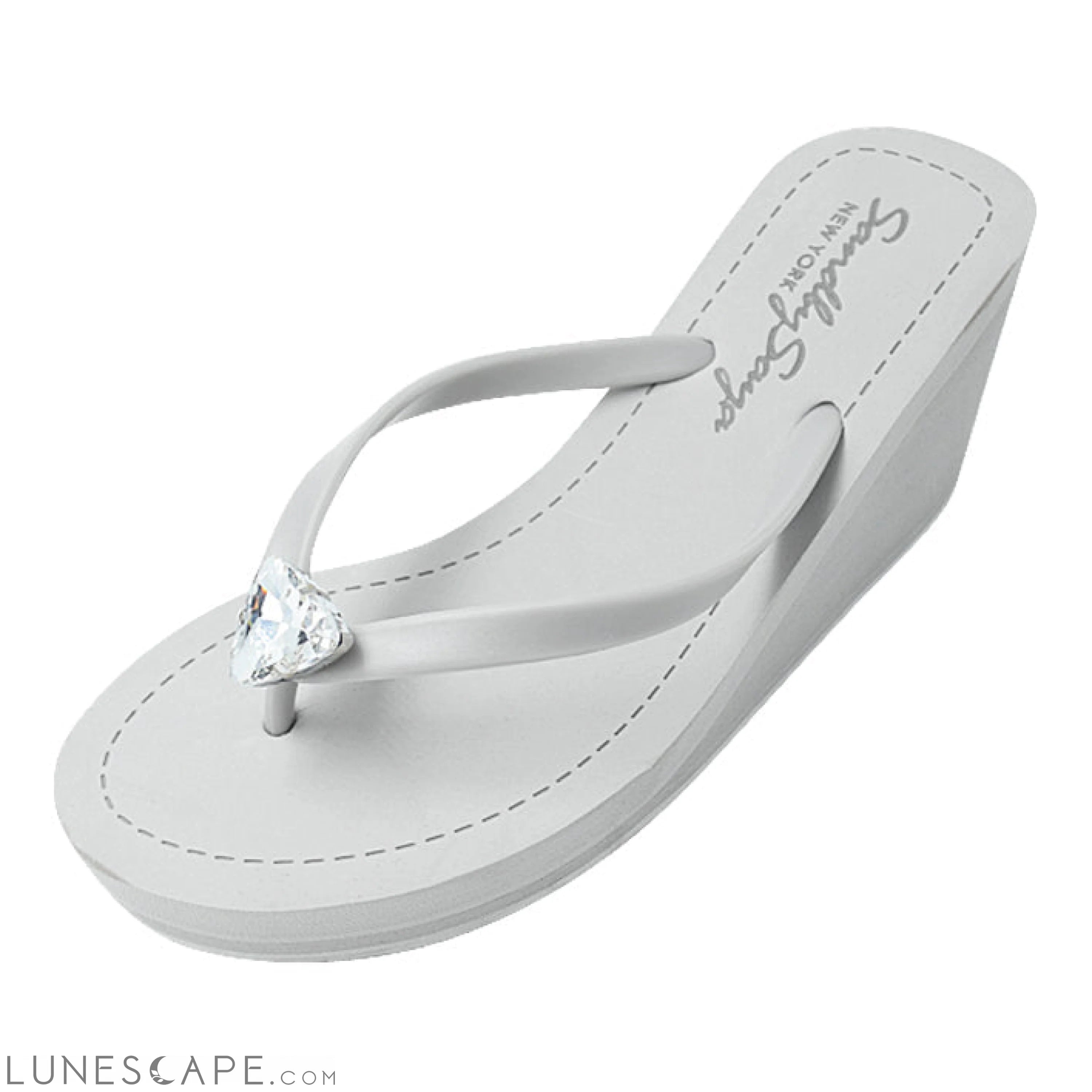 Triangle Studs-Women's High Wedge LUNESCAPE