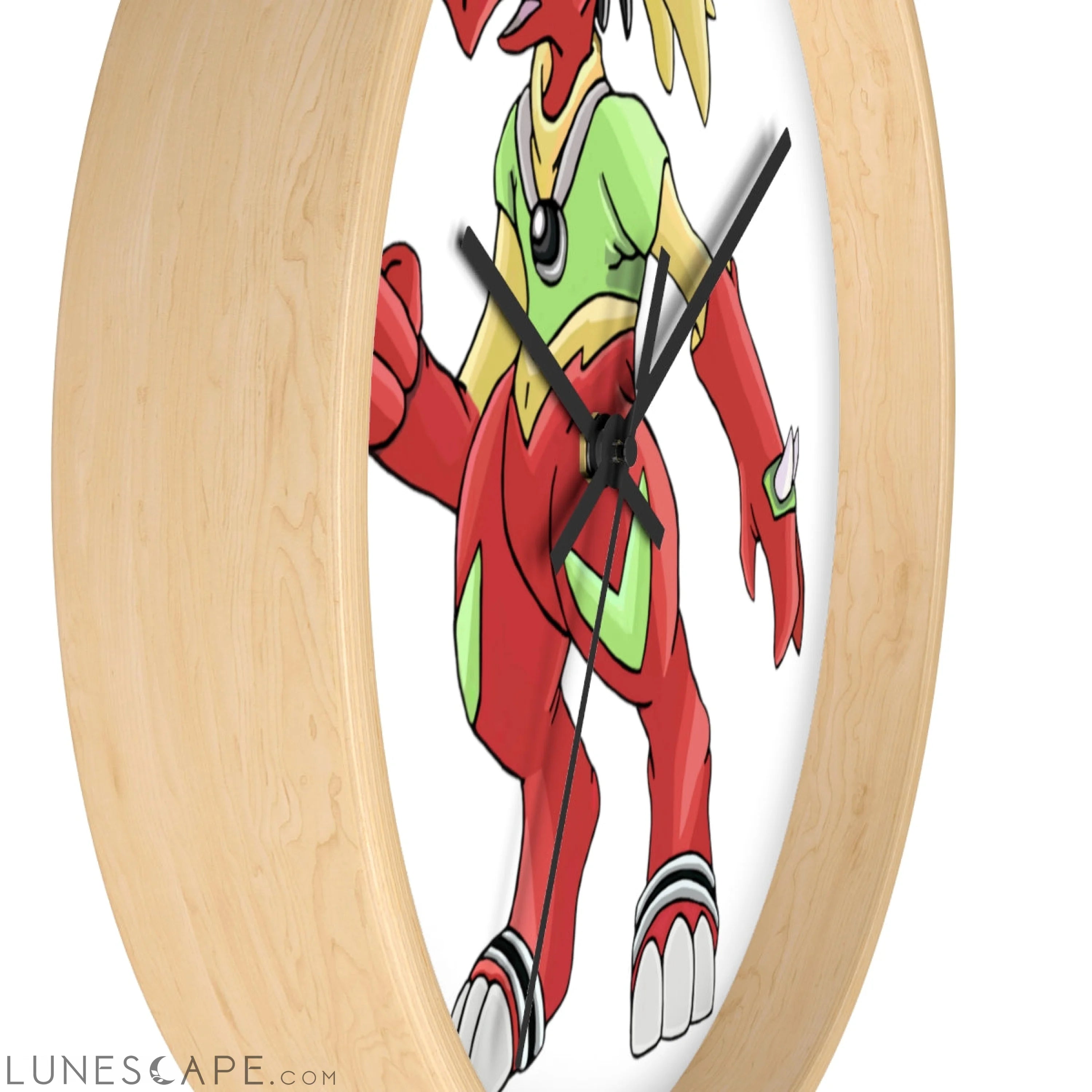 Tsostibird Wall clock LUNESCAPE