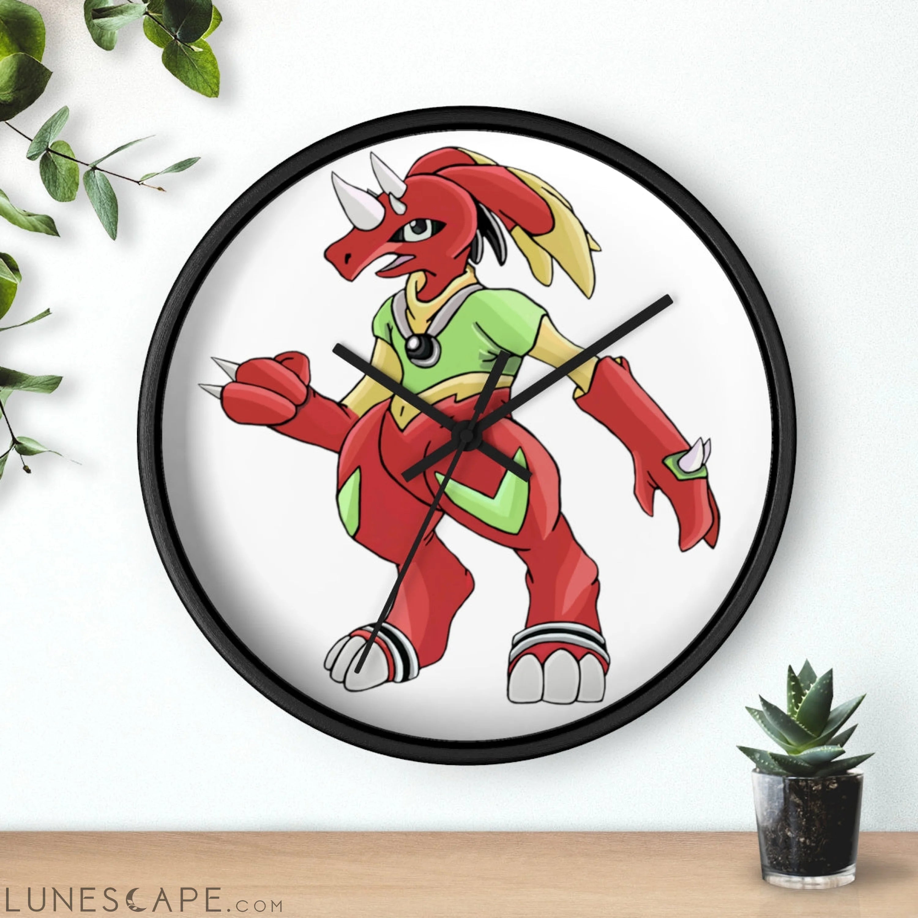 Tsostibird Wall clock LUNESCAPE