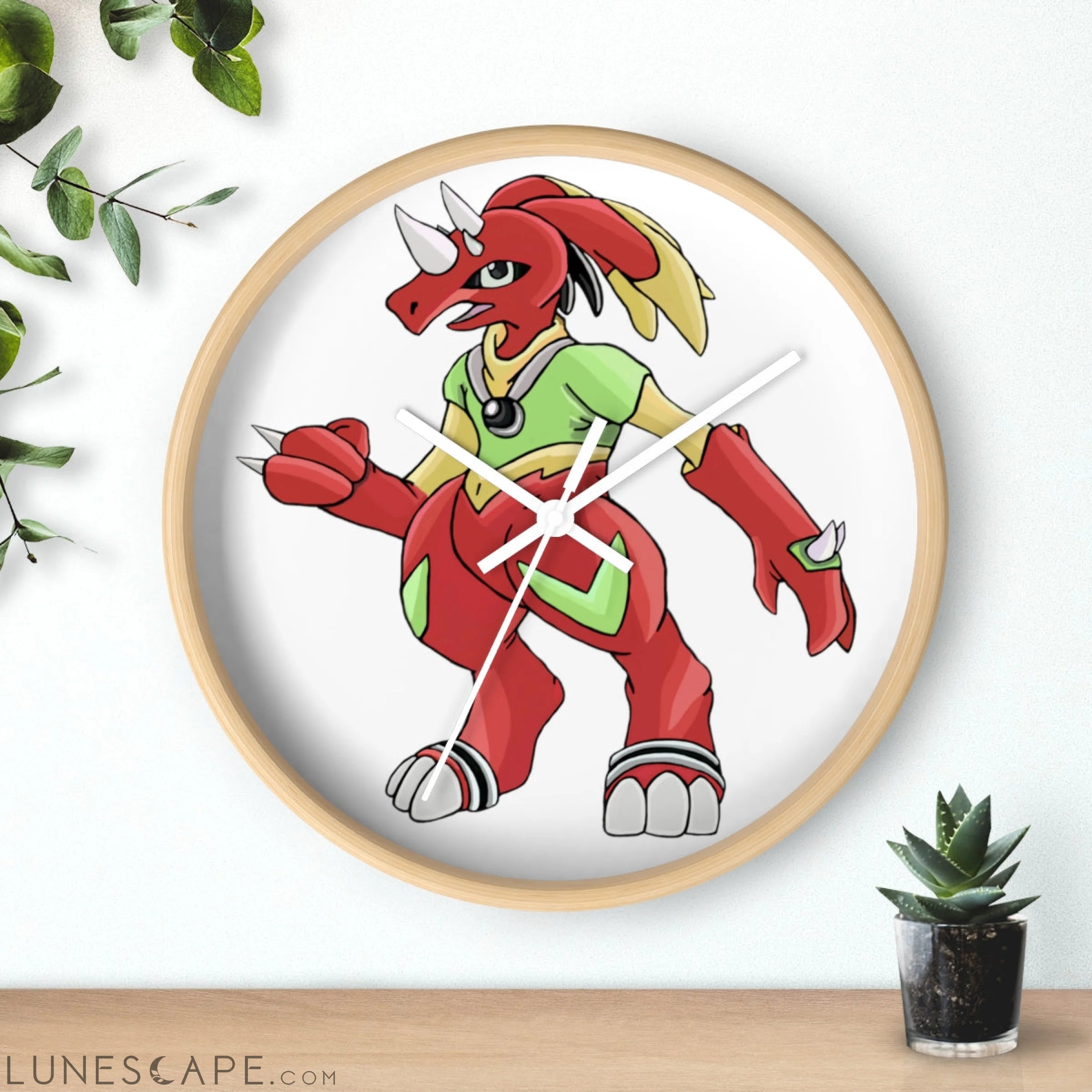 Tsostibird Wall clock LUNESCAPE