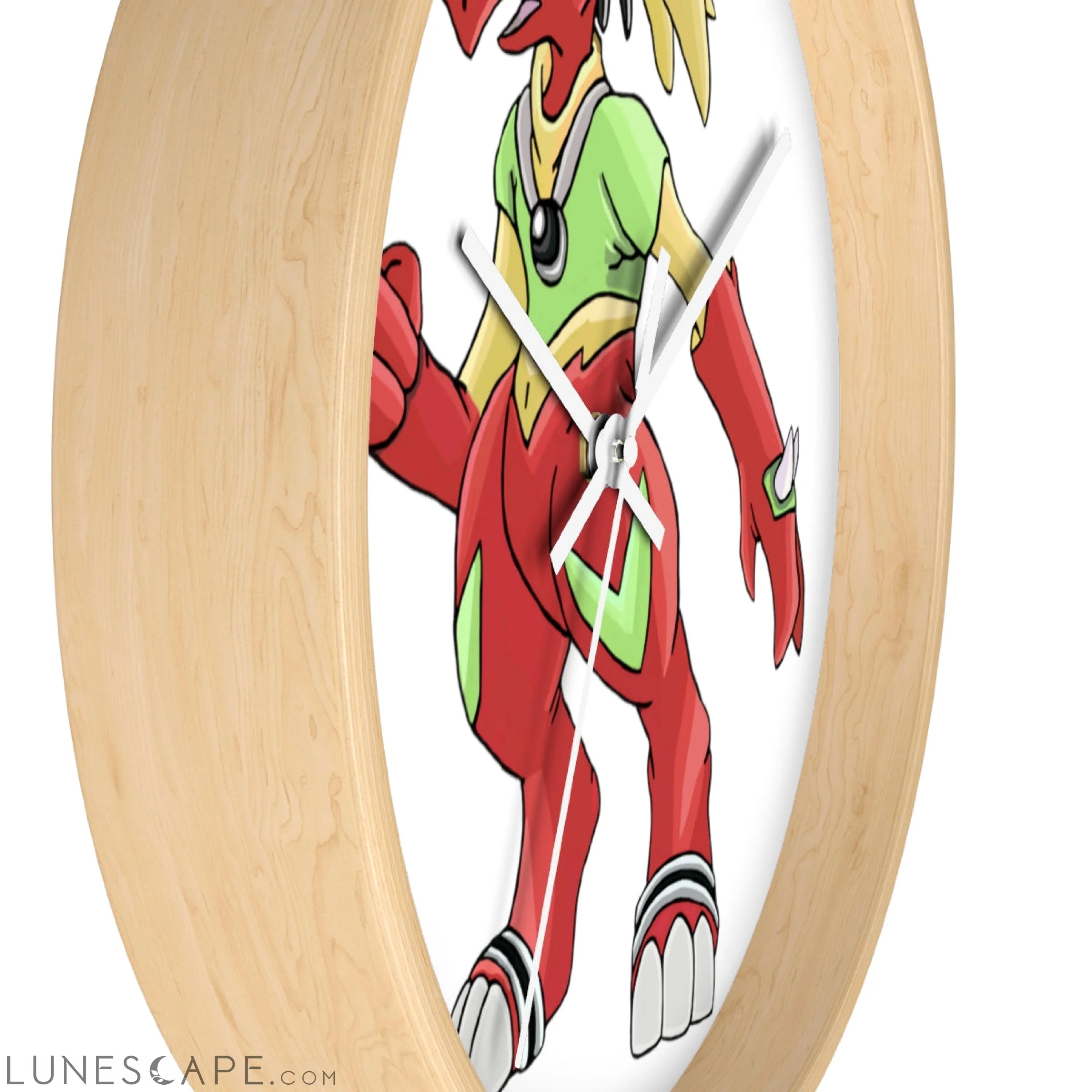 Tsostibird Wall clock LUNESCAPE