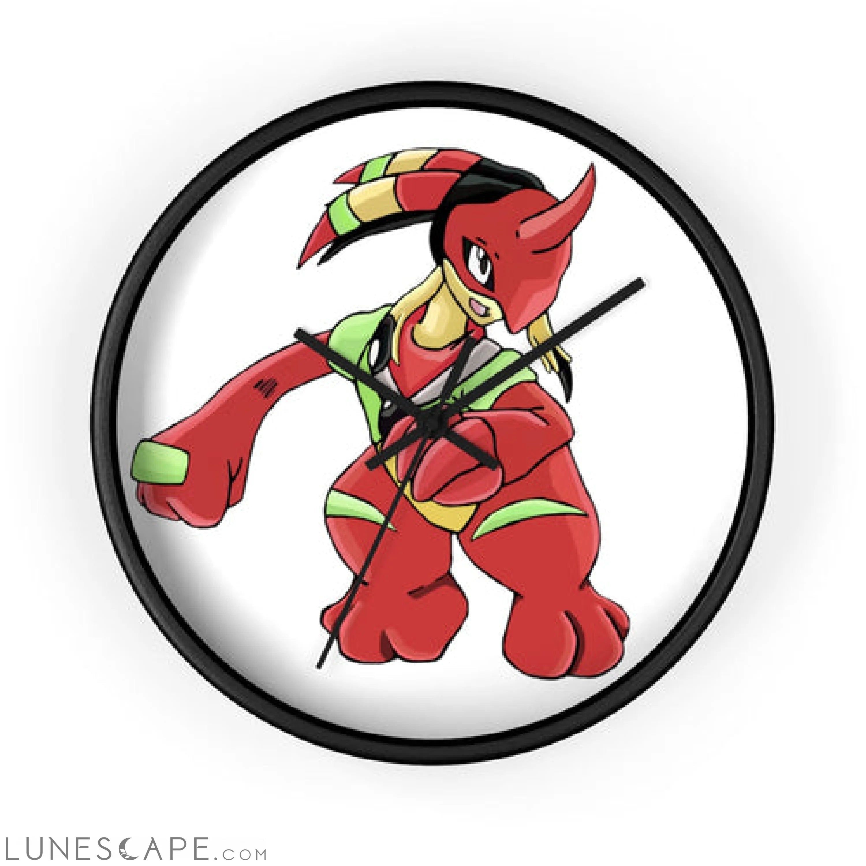 Tsostichan Wall clock LUNESCAPE