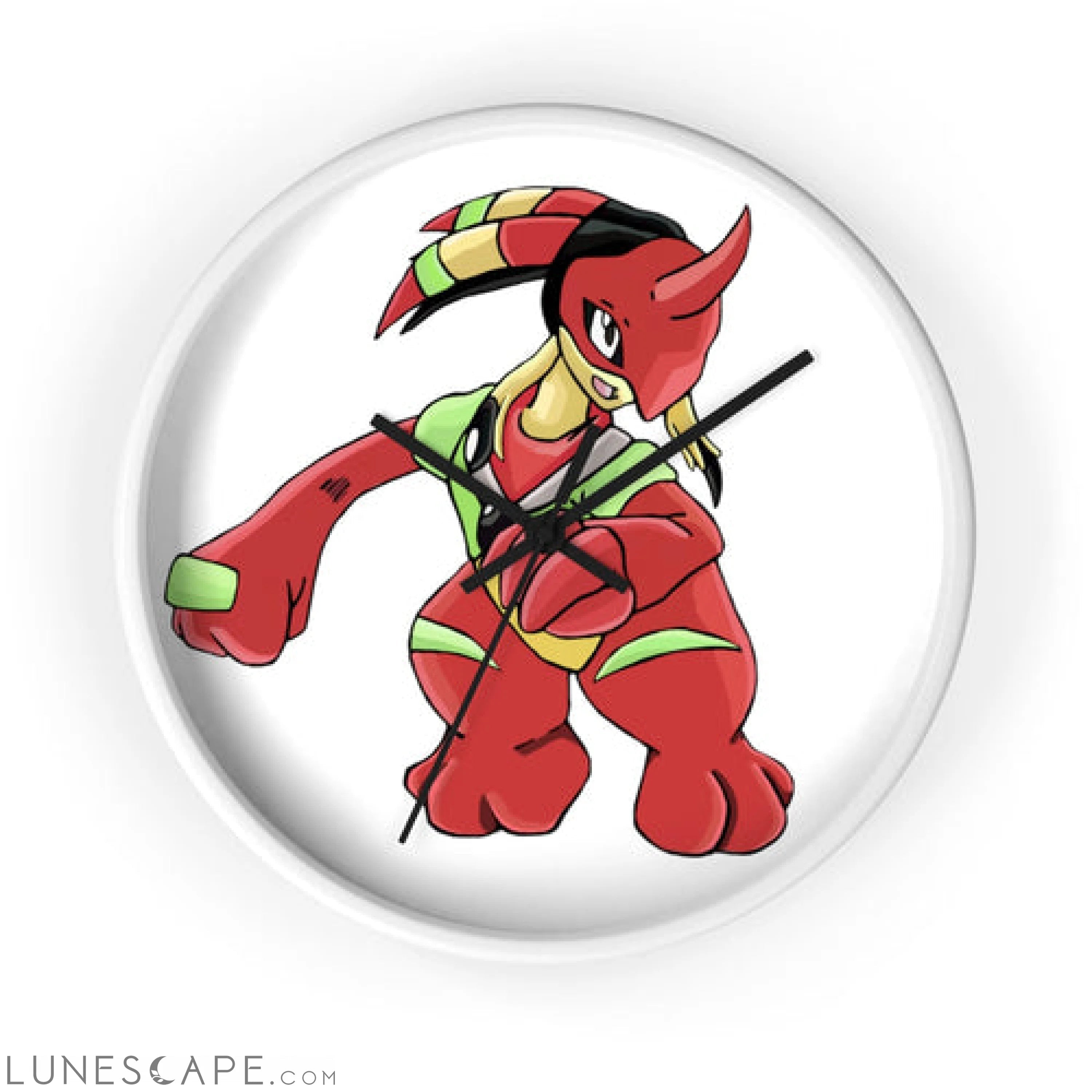 Tsostichan Wall clock LUNESCAPE
