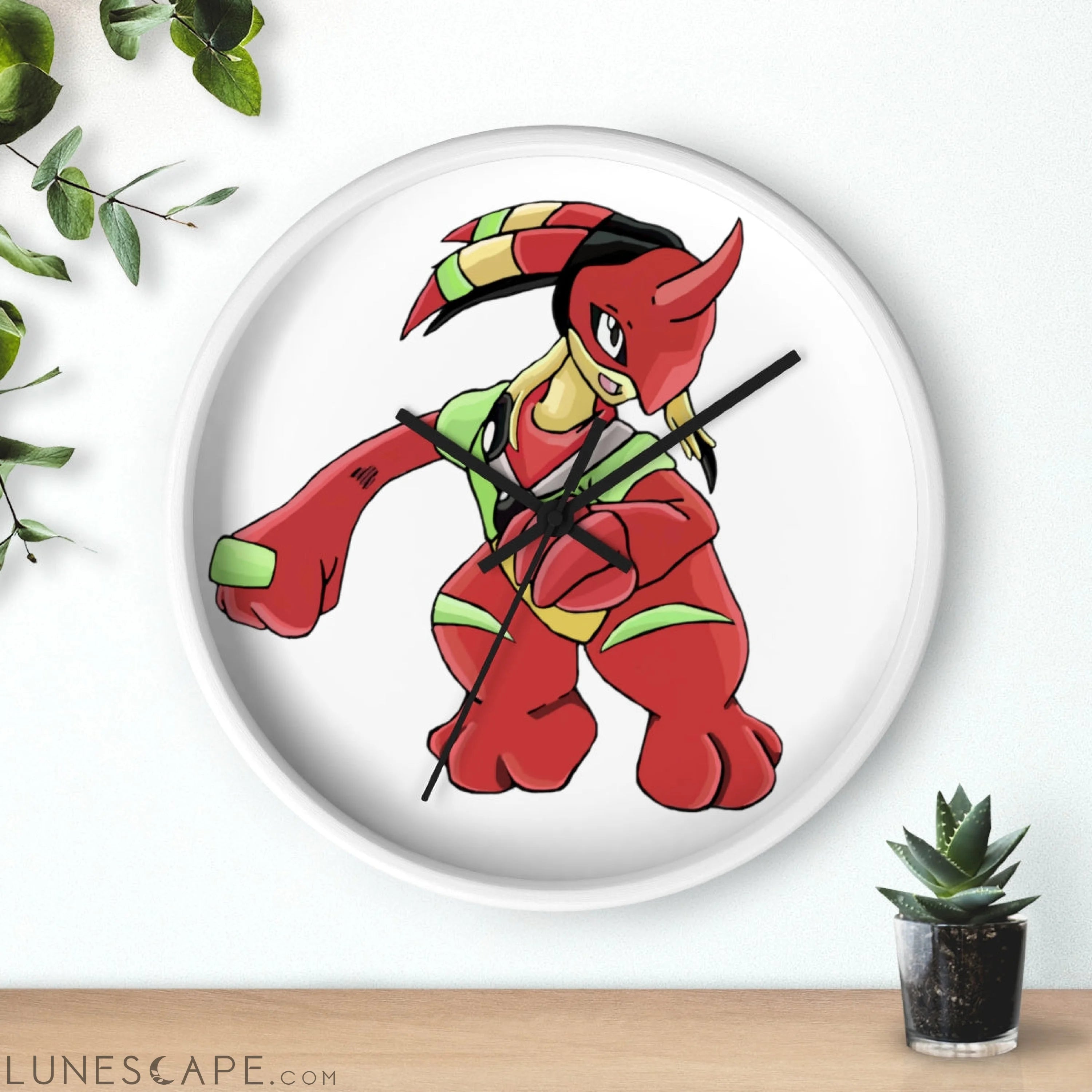 Tsostichan Wall clock LUNESCAPE