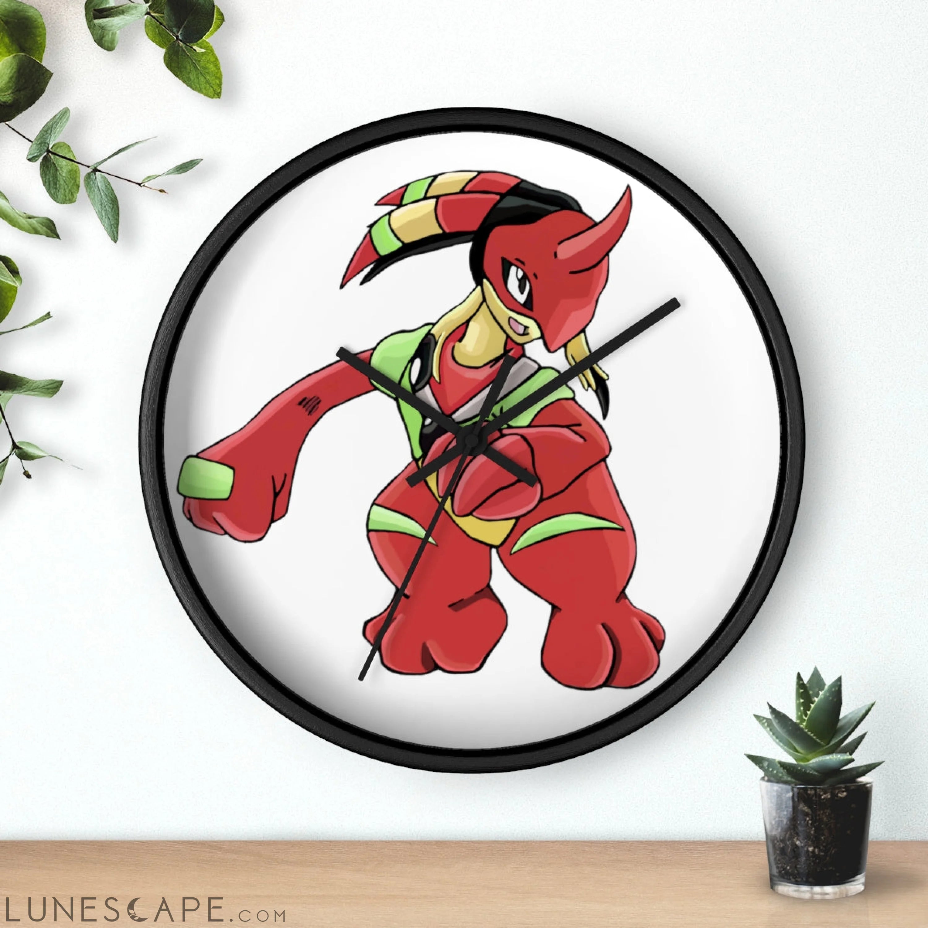 Tsostichan Wall clock LUNESCAPE