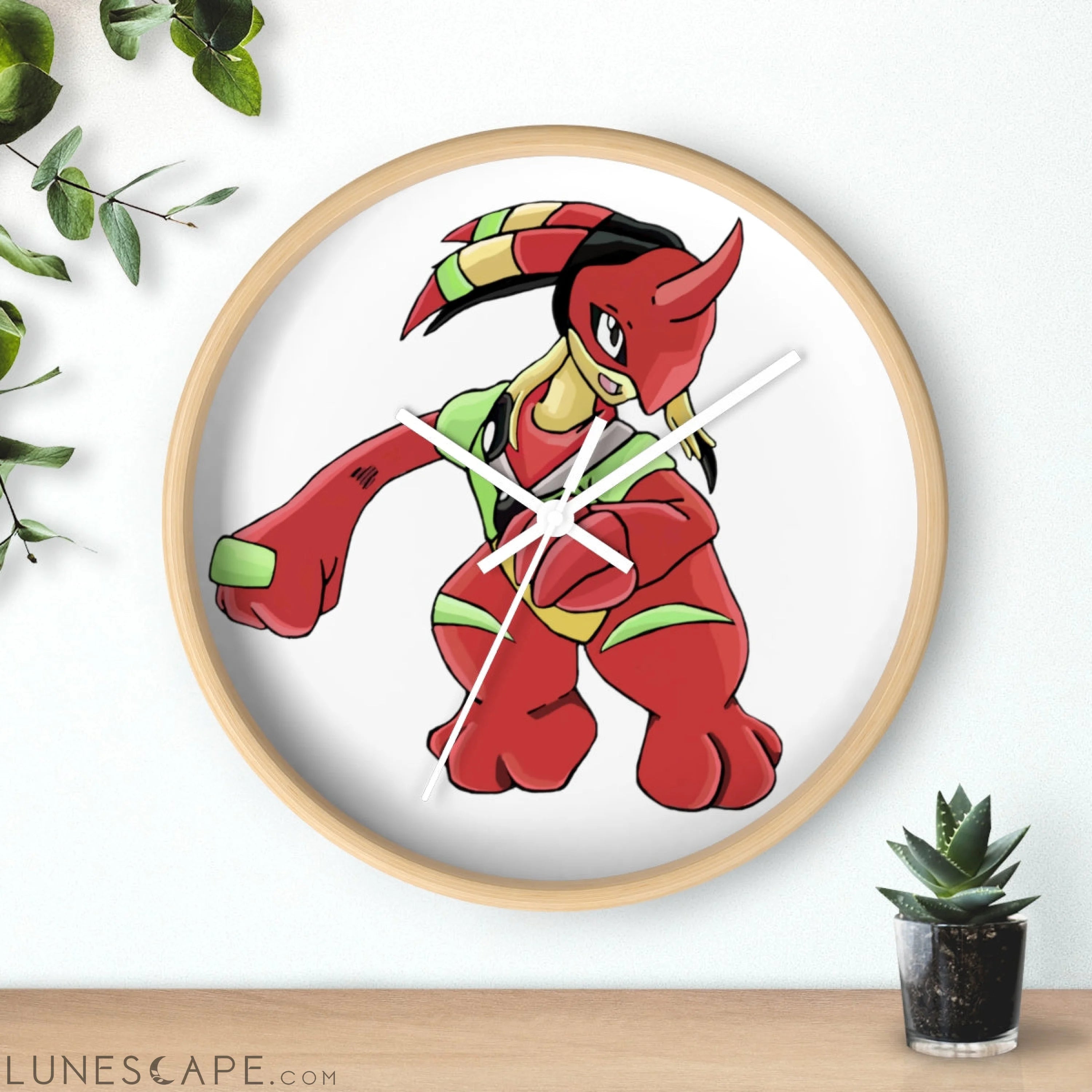 Tsostichan Wall clock LUNESCAPE