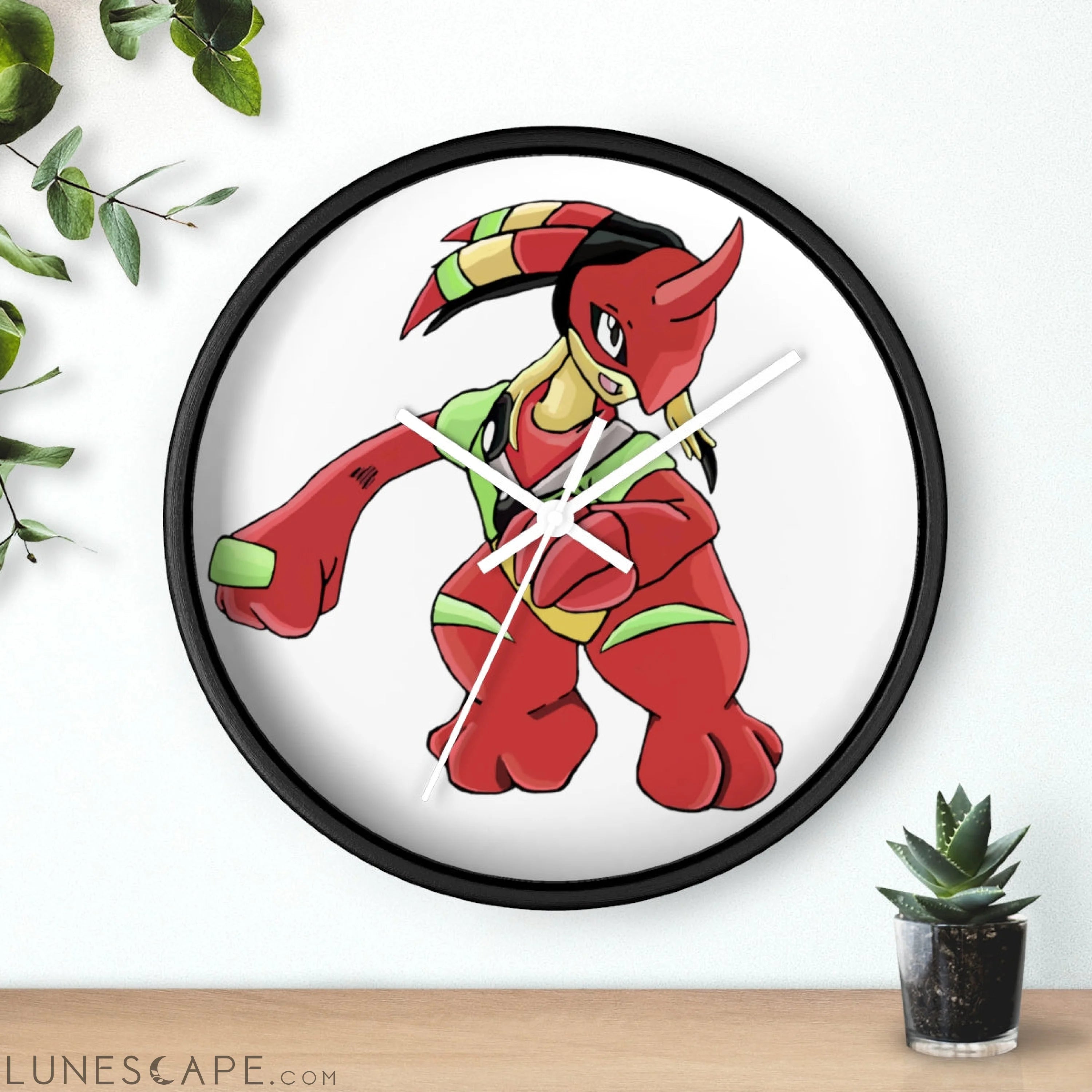 Tsostichan Wall clock LUNESCAPE
