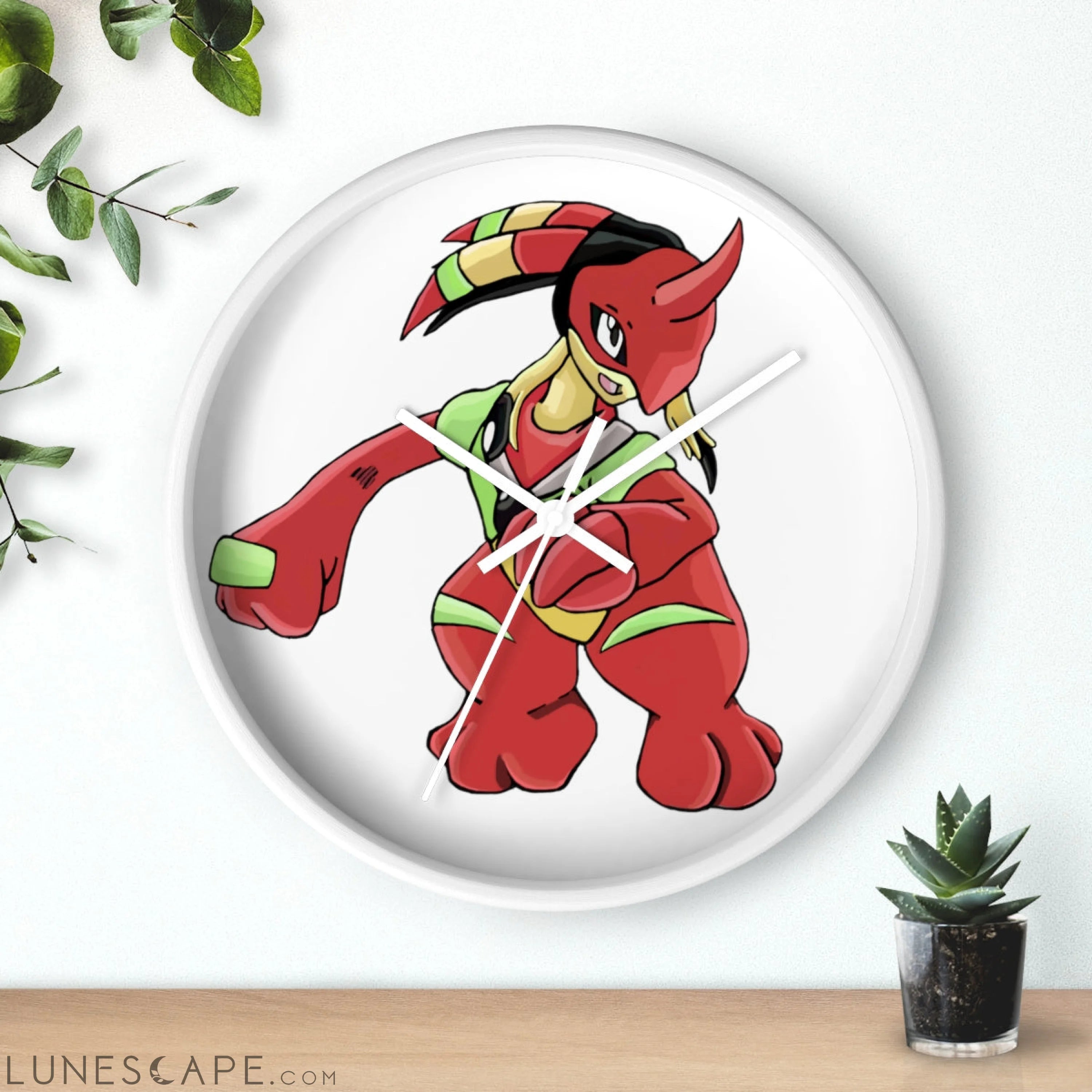 Tsostichan Wall clock LUNESCAPE