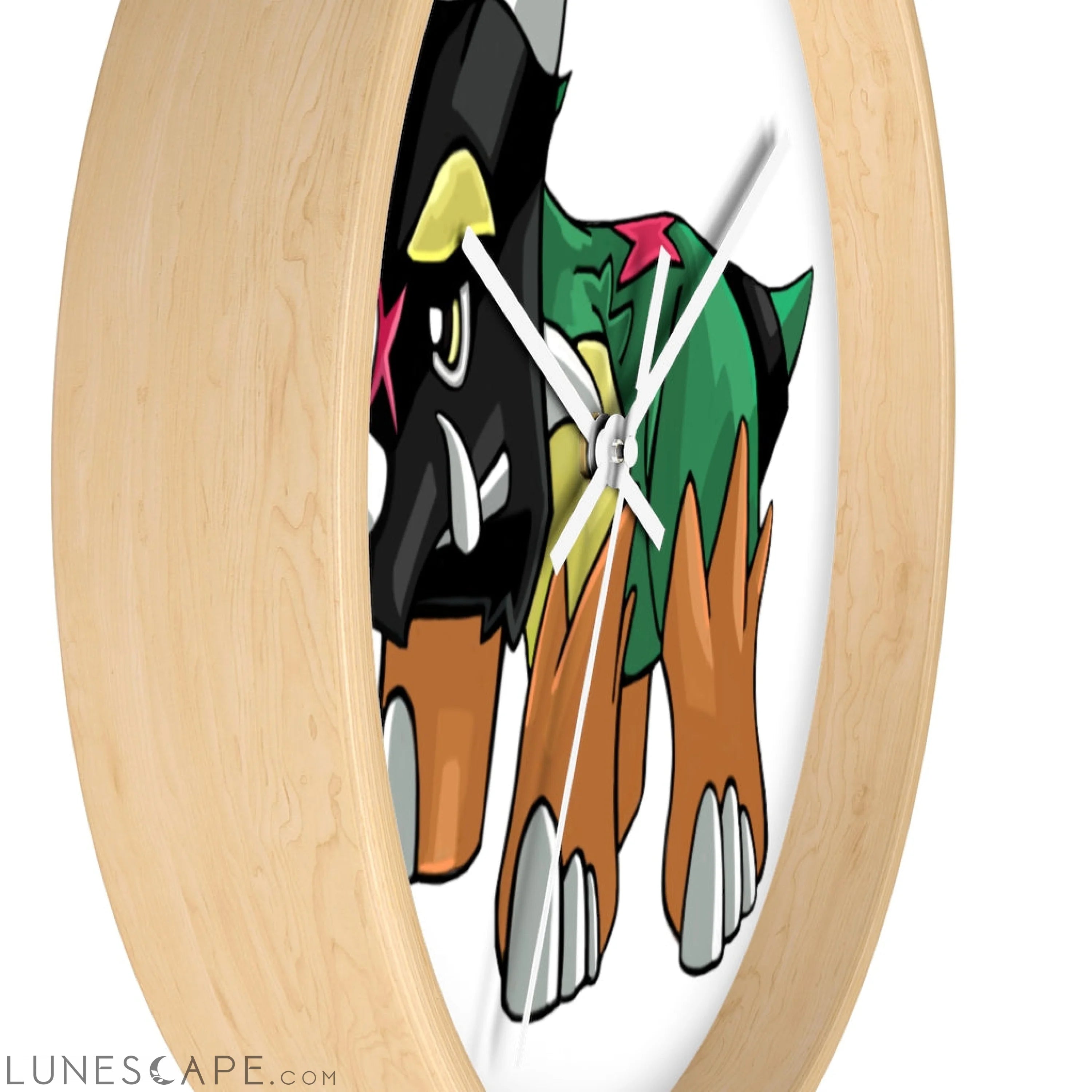 Turroxosaurus Wall clock LUNESCAPE