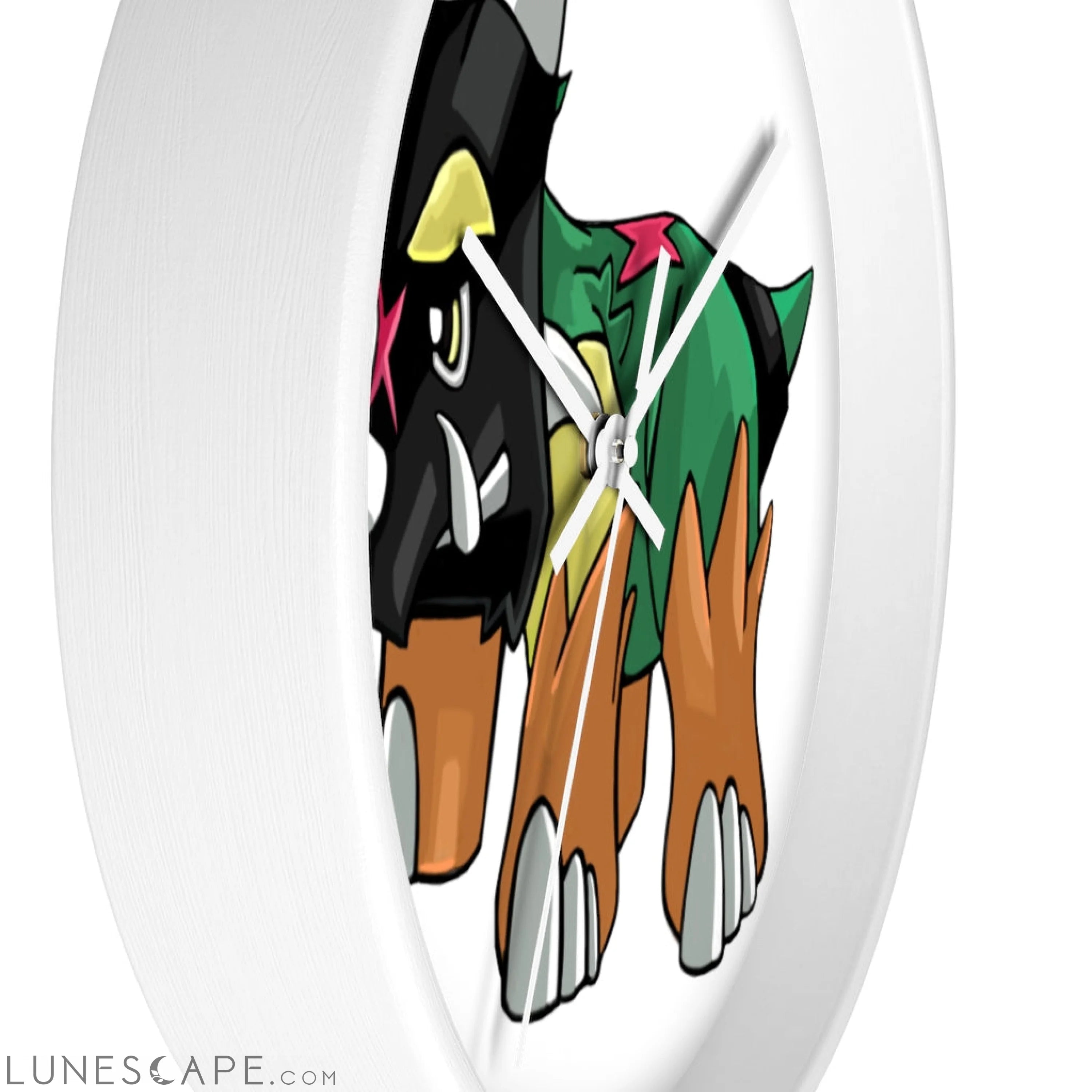 Turroxosaurus Wall clock LUNESCAPE