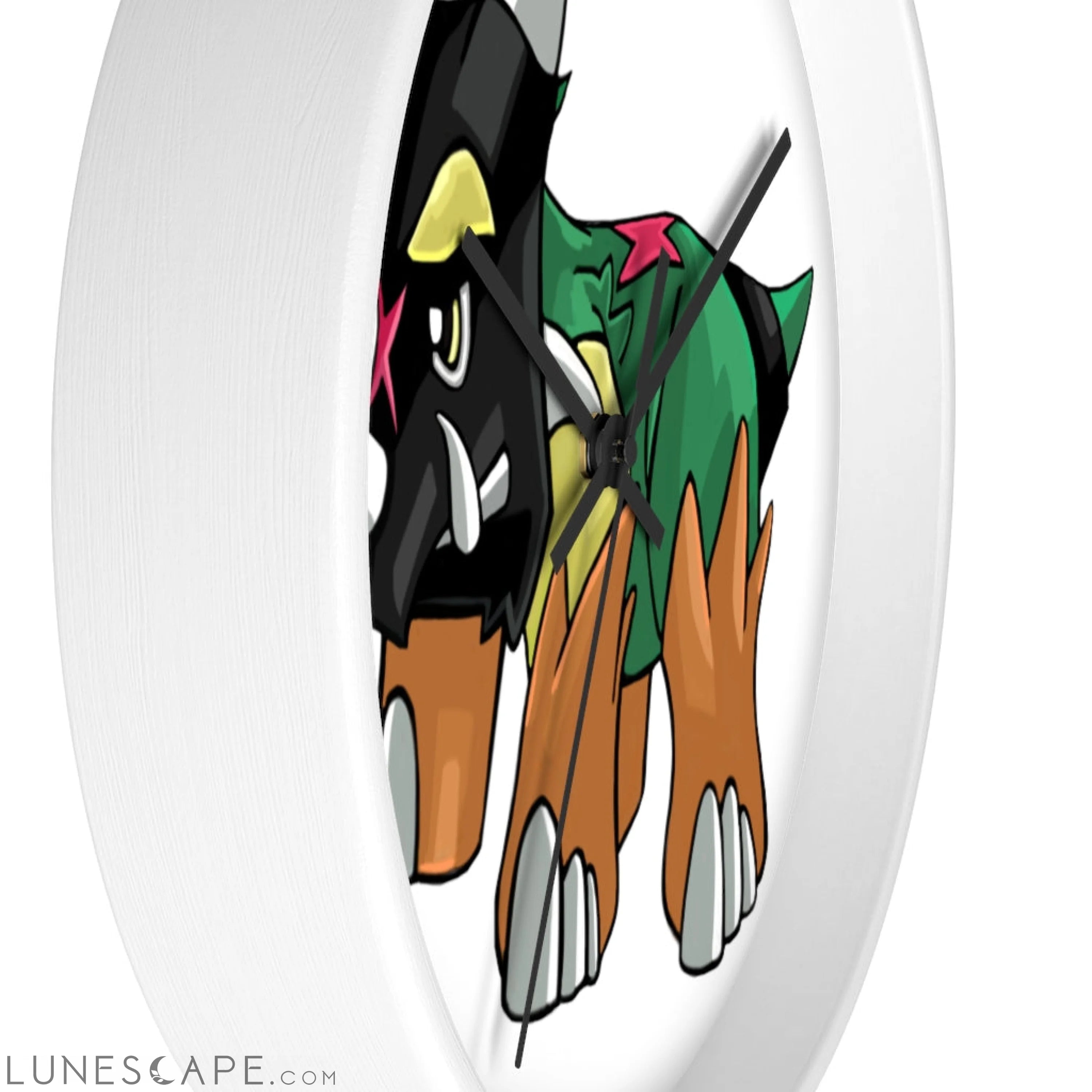 Turroxosaurus Wall clock LUNESCAPE