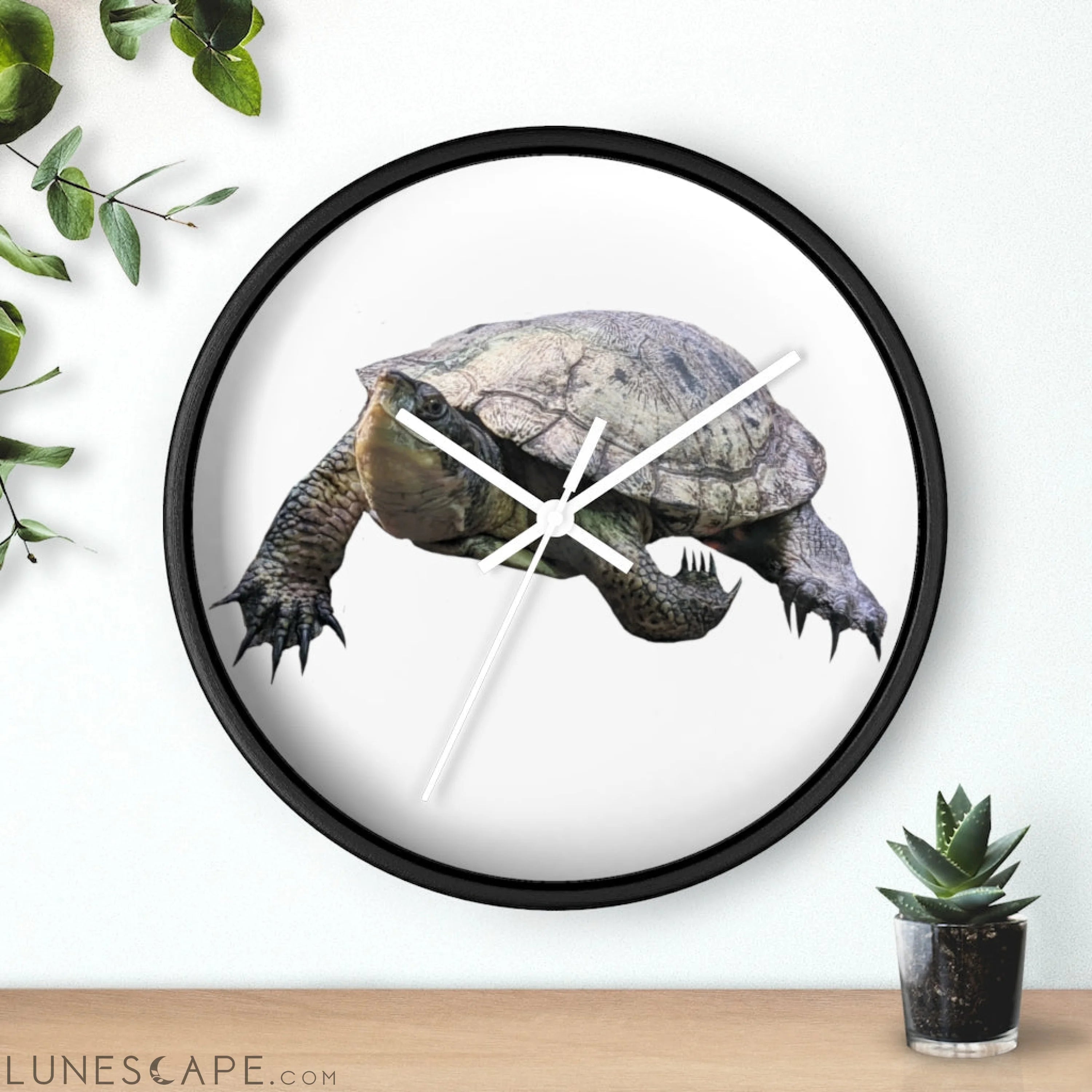 Turtle Wall clock LUNESCAPE