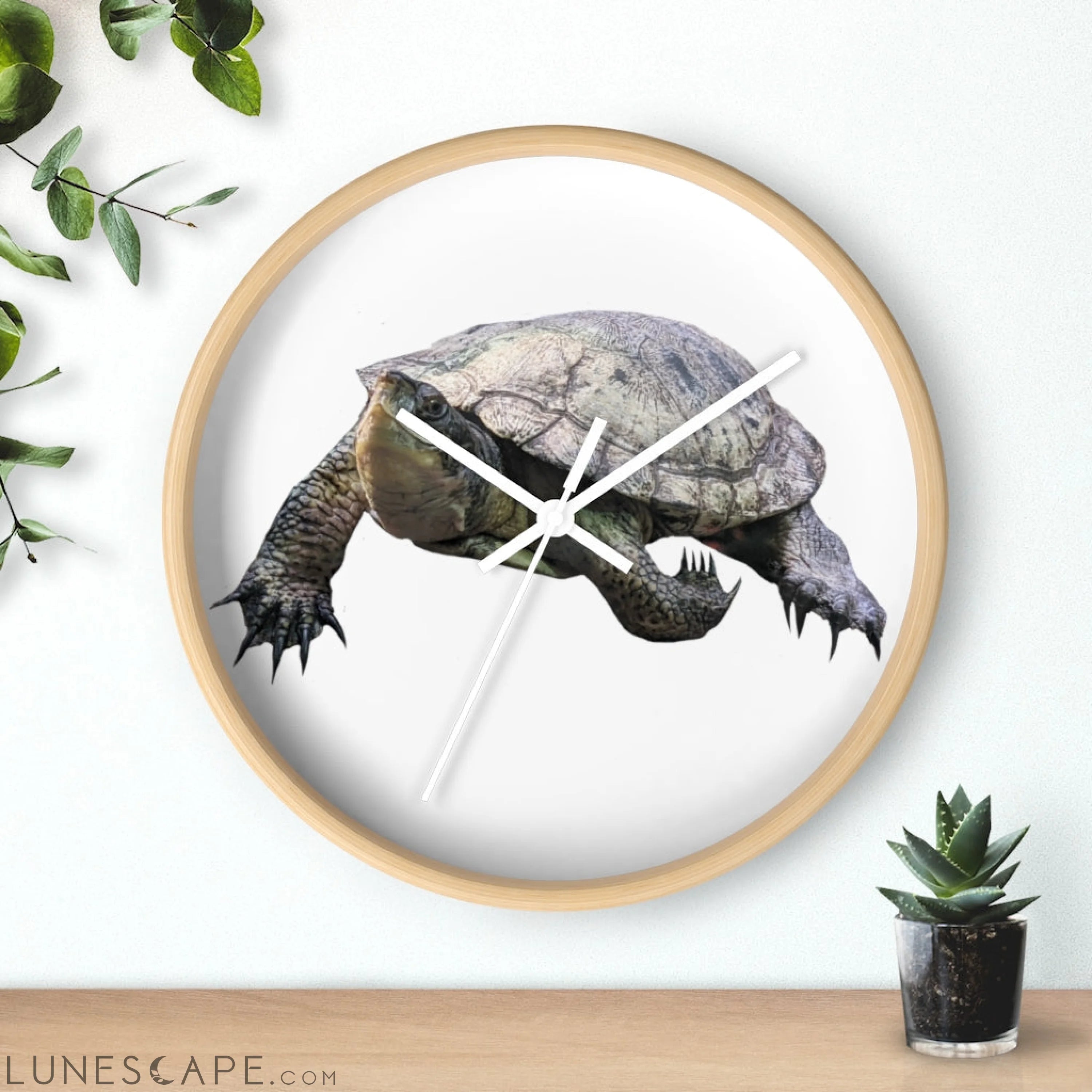 Turtle Wall clock LUNESCAPE