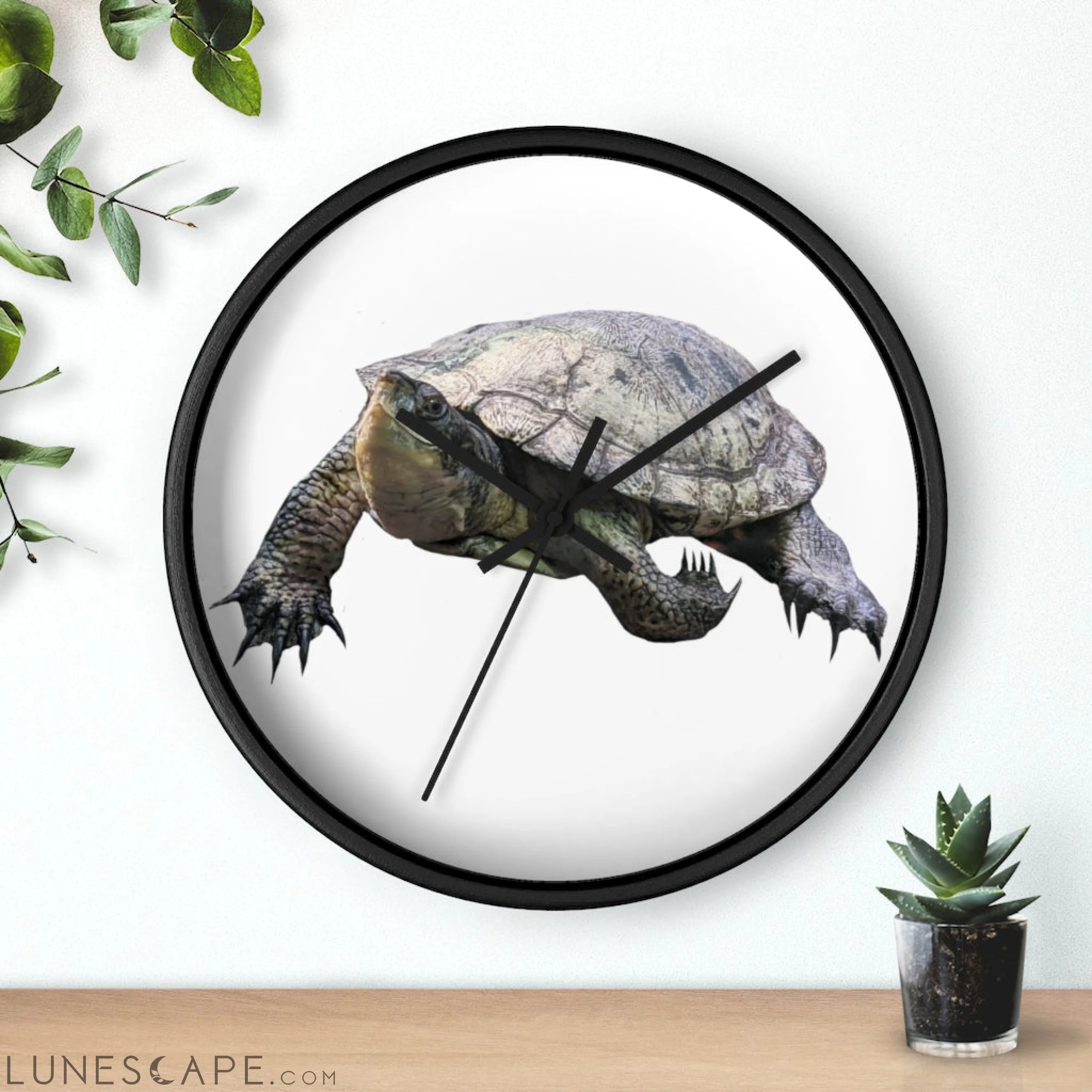 Turtle Wall clock LUNESCAPE