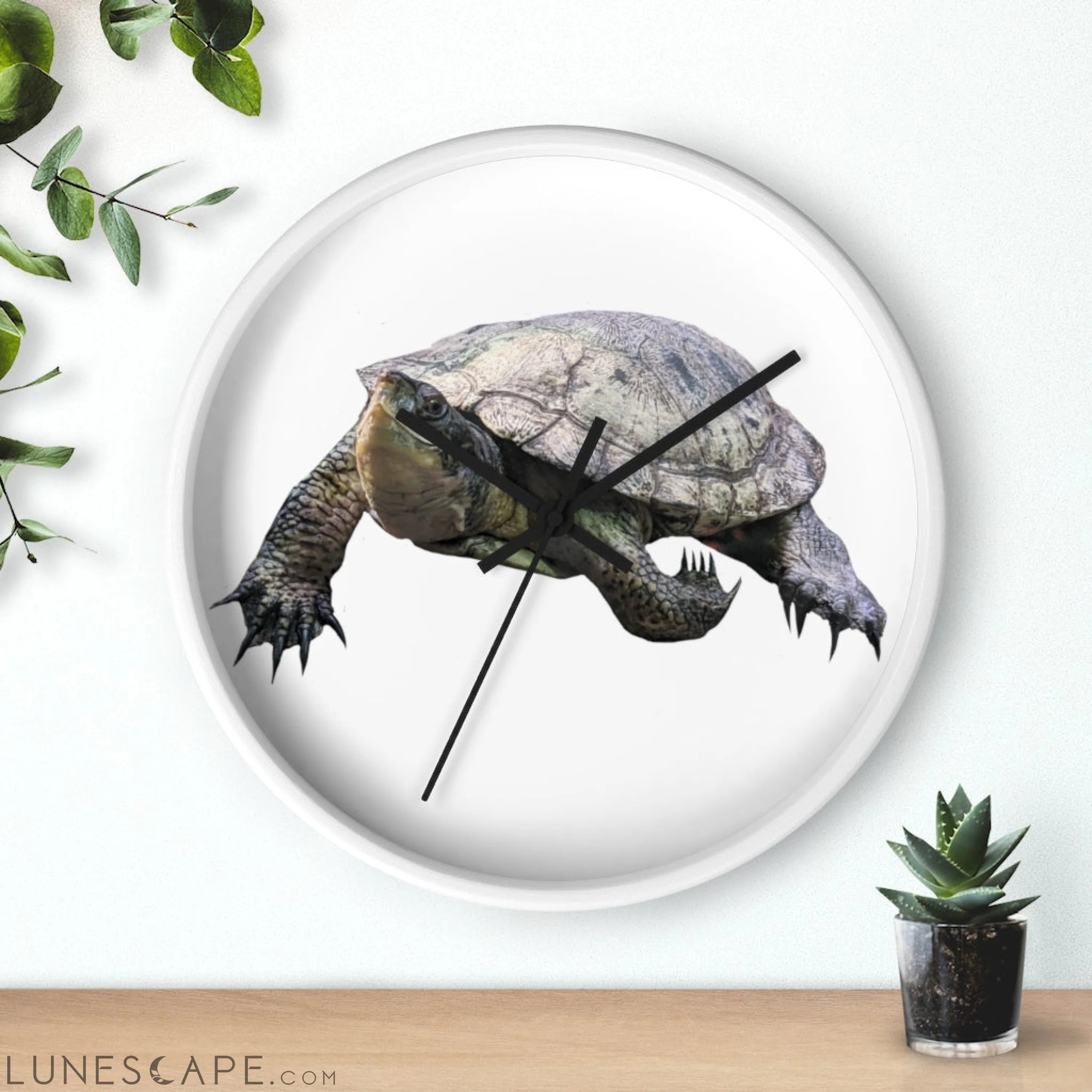 Turtle Wall clock LUNESCAPE