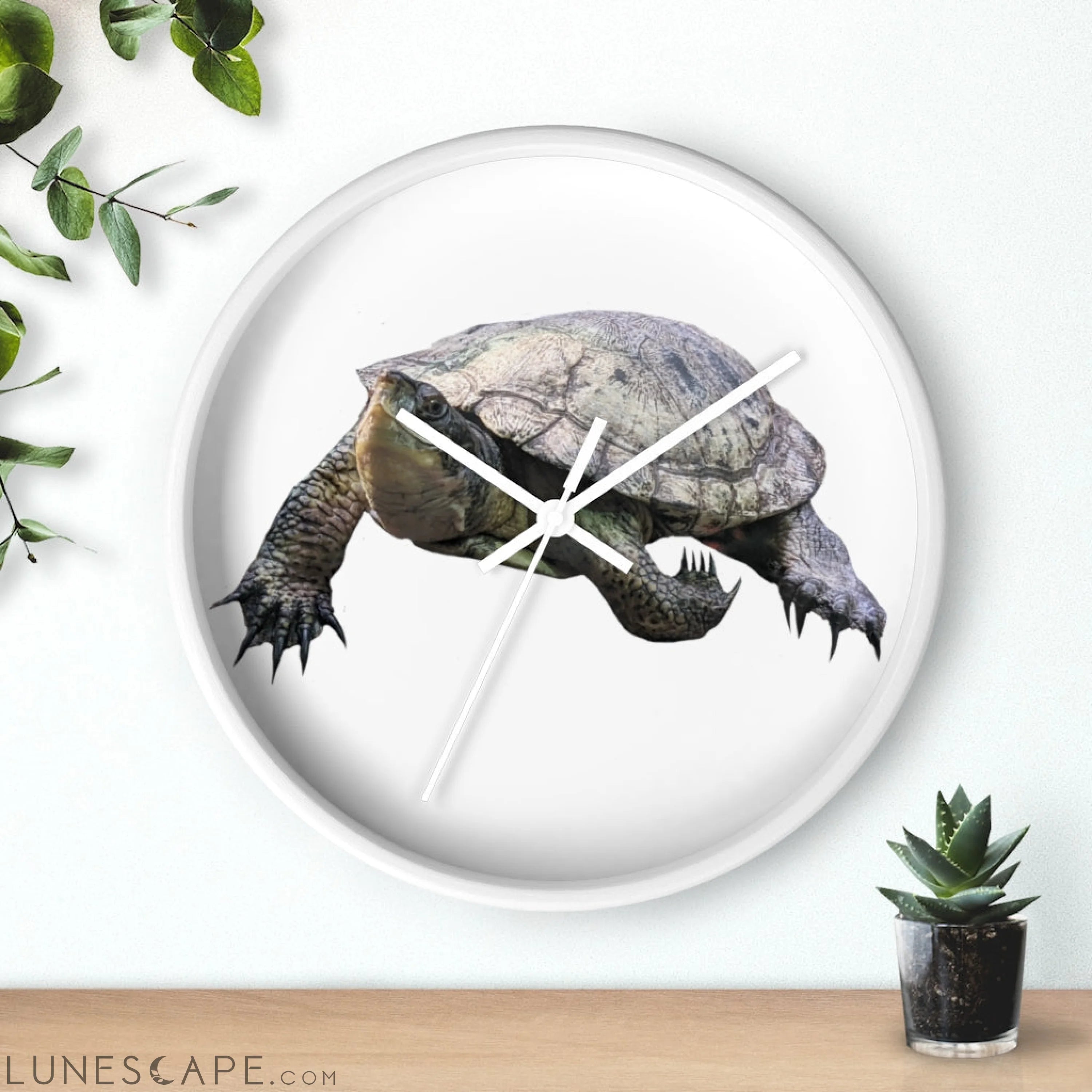 Turtle Wall clock LUNESCAPE