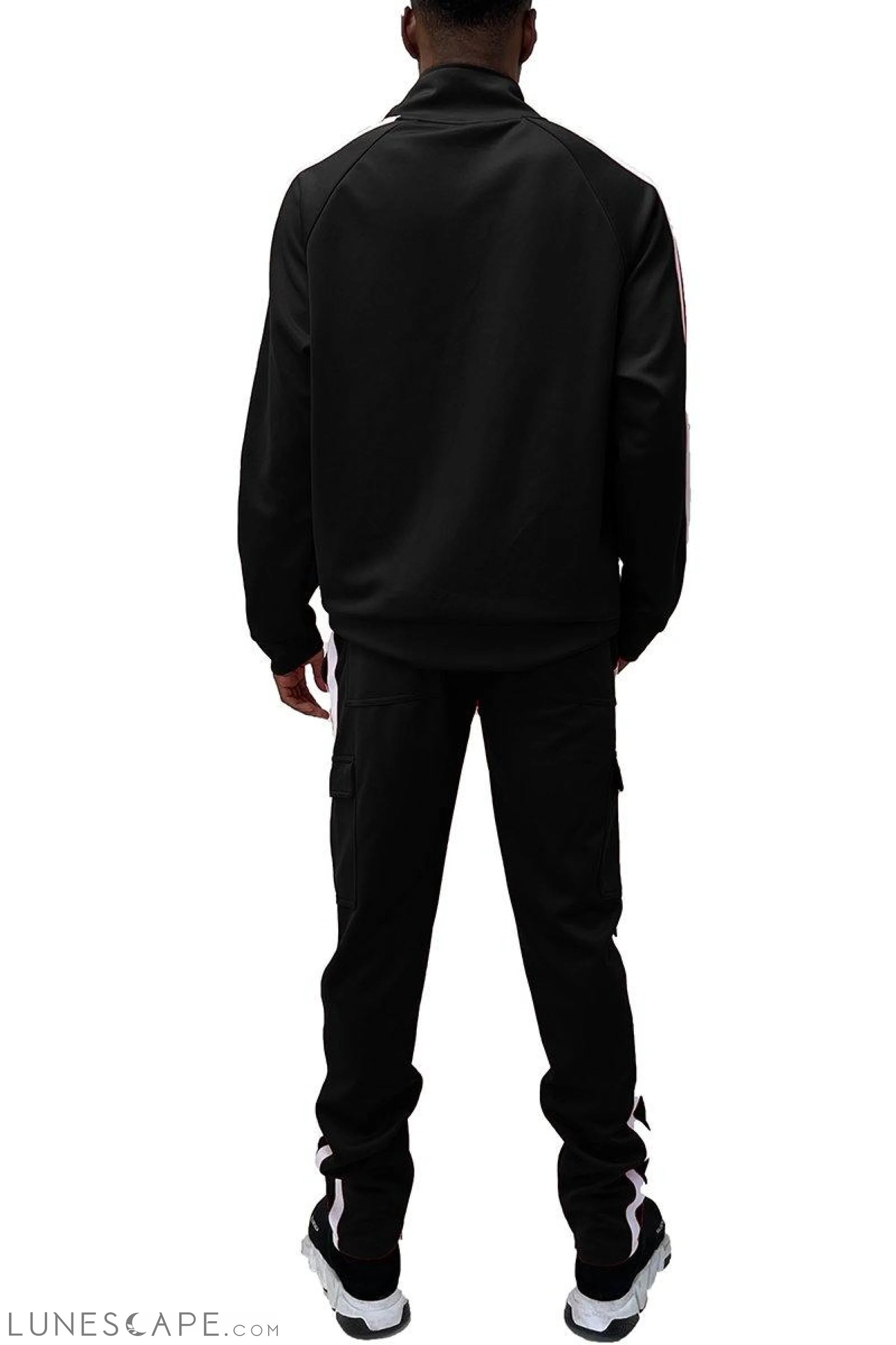TWO STRIPE CARGO SET - WHITE STRIPE LUNESCAPE