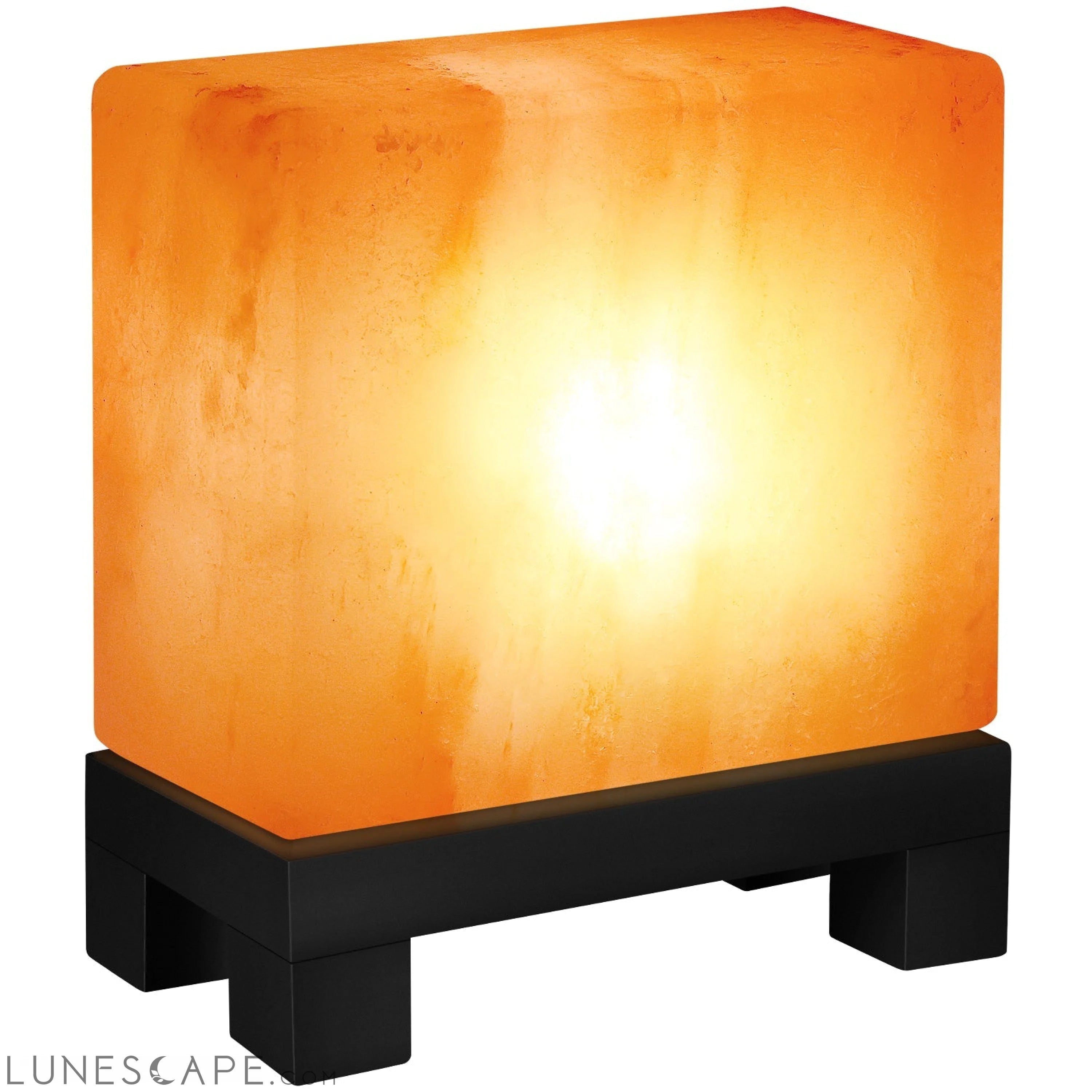UMAID Authentic Natural Himalayan Salt Lamp, Hand-Carved Modern LUNESCAPE