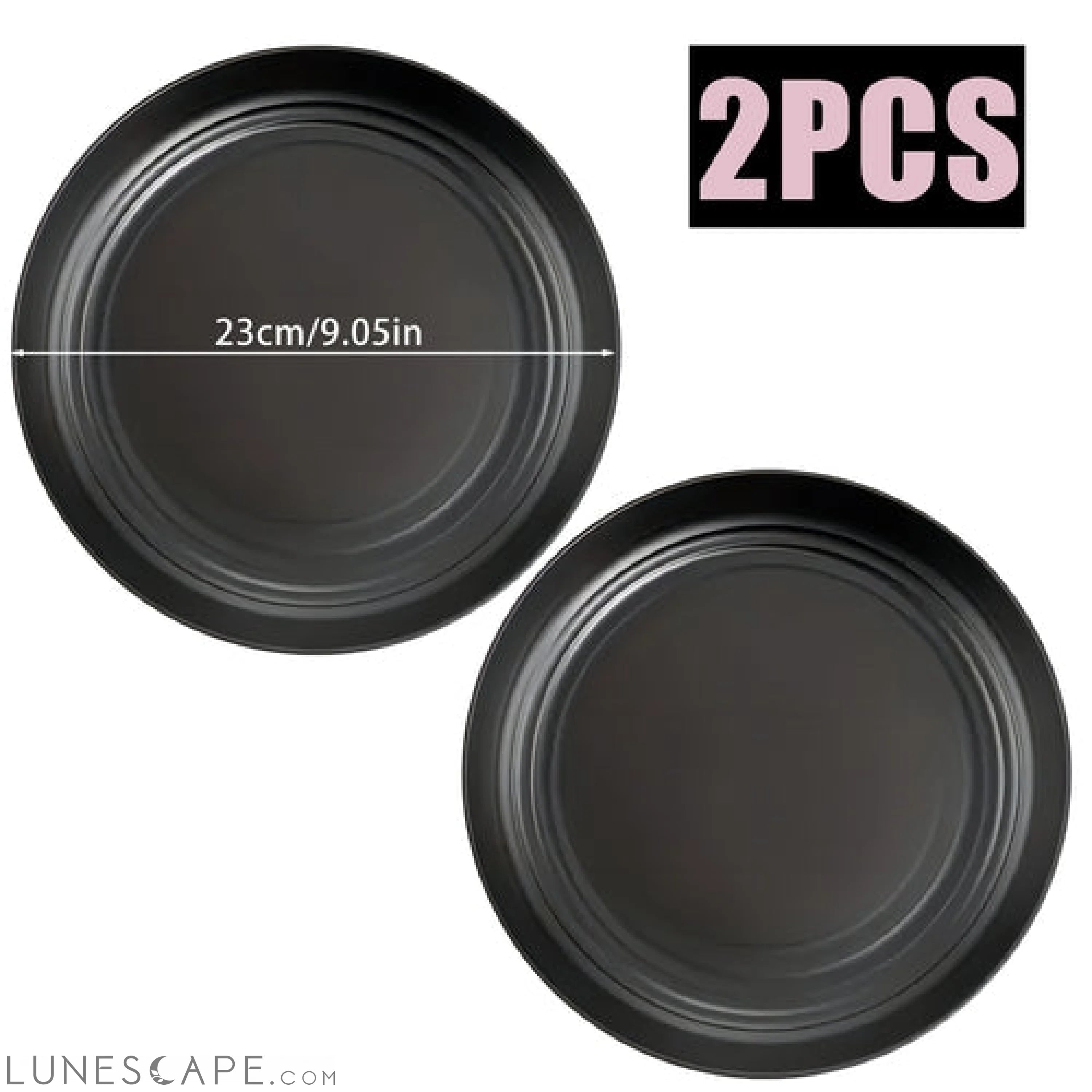 Unbreakable PP Dinner Plates Set Durable Lightweight Versatile LUNESCAPE