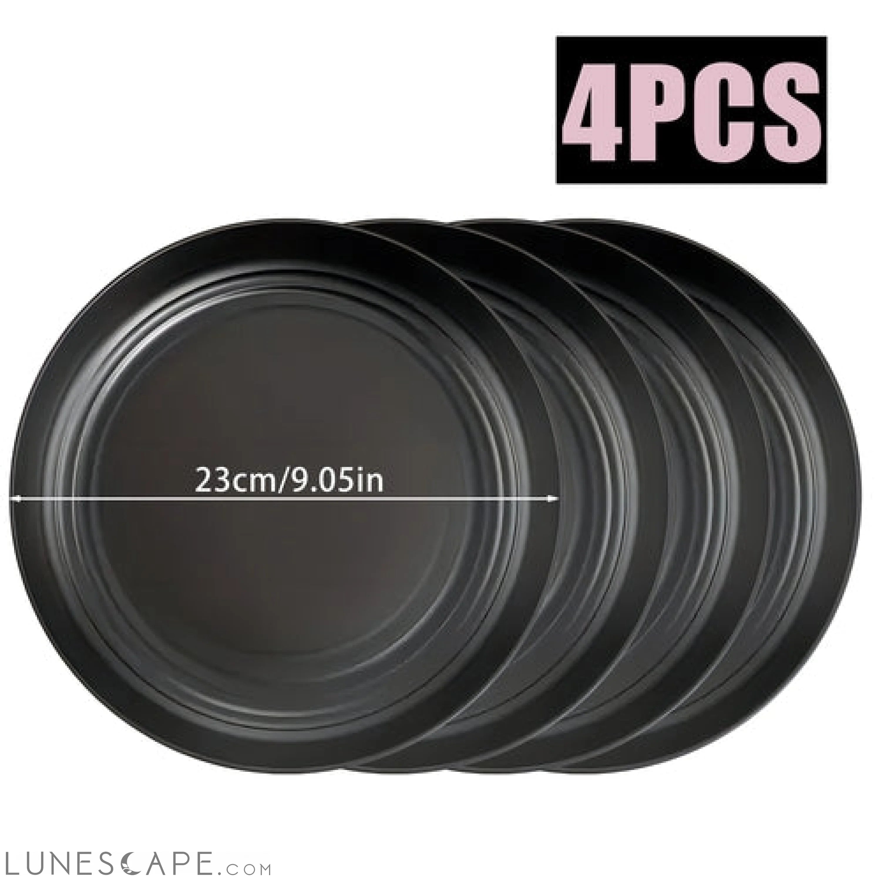 Unbreakable PP Dinner Plates Set Durable Lightweight Versatile LUNESCAPE
