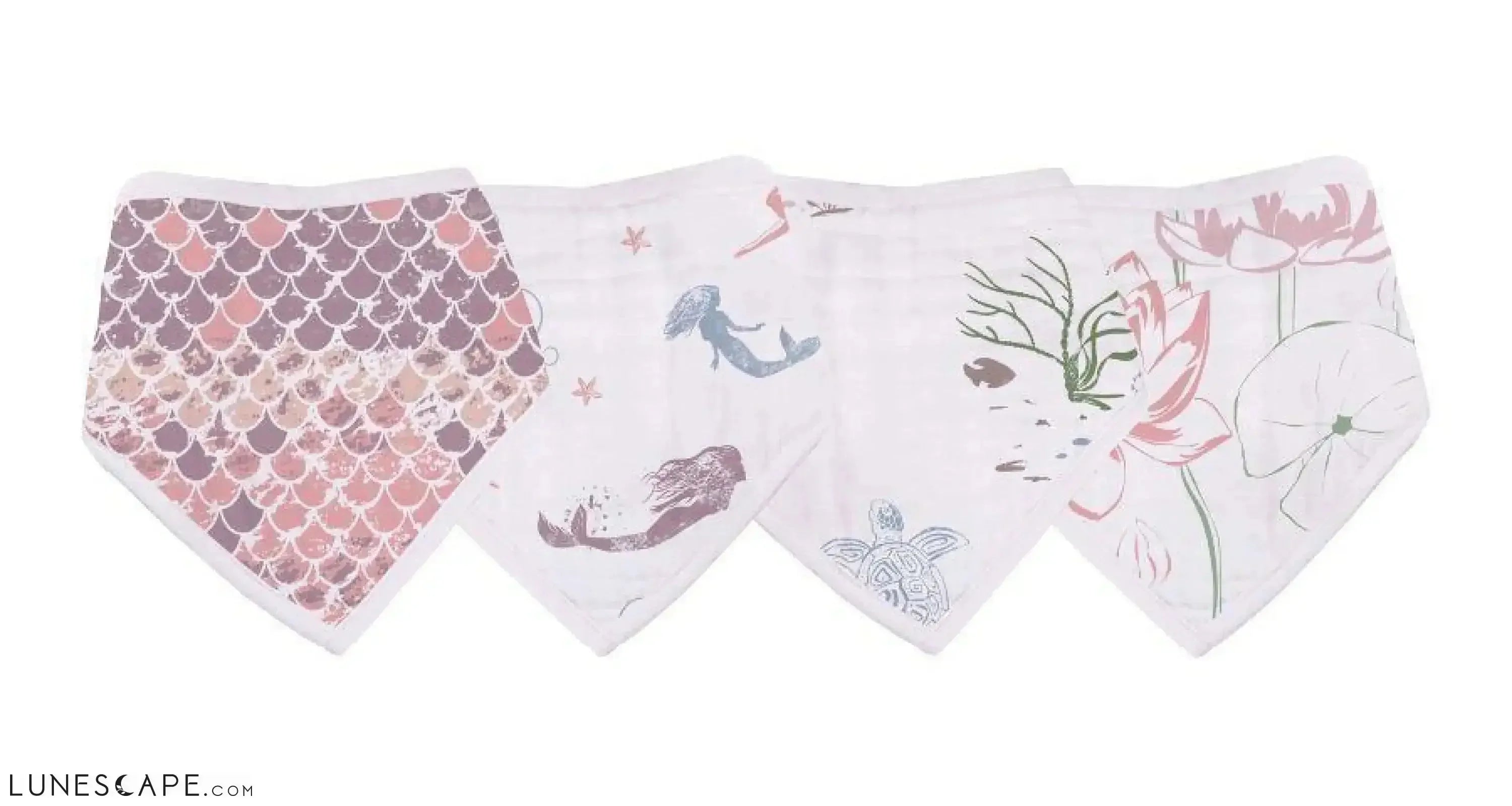 Under The Sea Bandana Bibs - Set of 4 LUNESCAPE