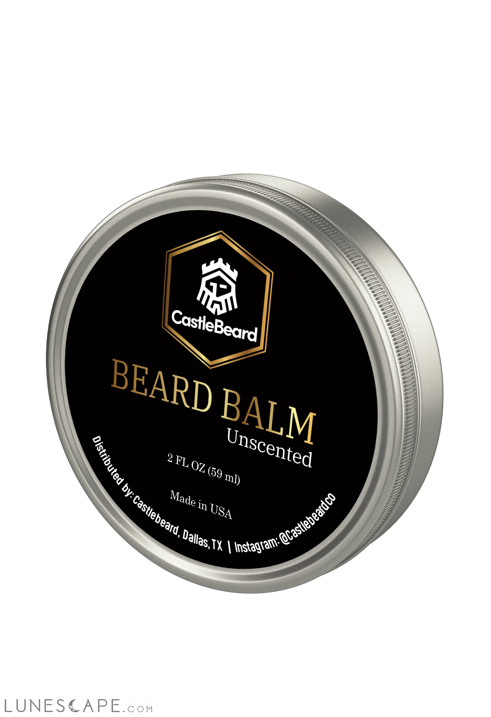 Unscented 2oz Beard Balm LUNESCAPE